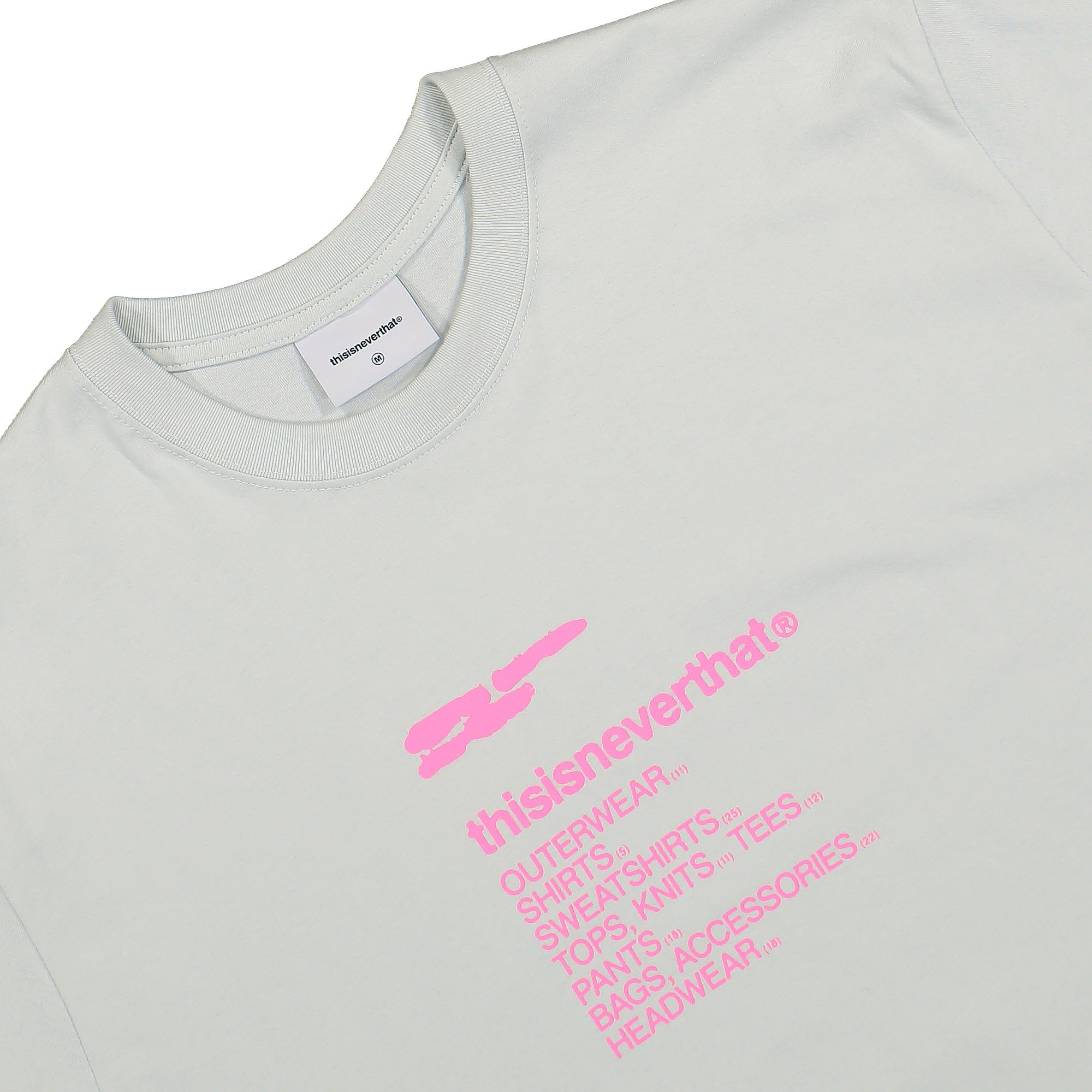 thisisneverthat TNT Collection Tee Pale Mint T-Shirts Material | Overkill