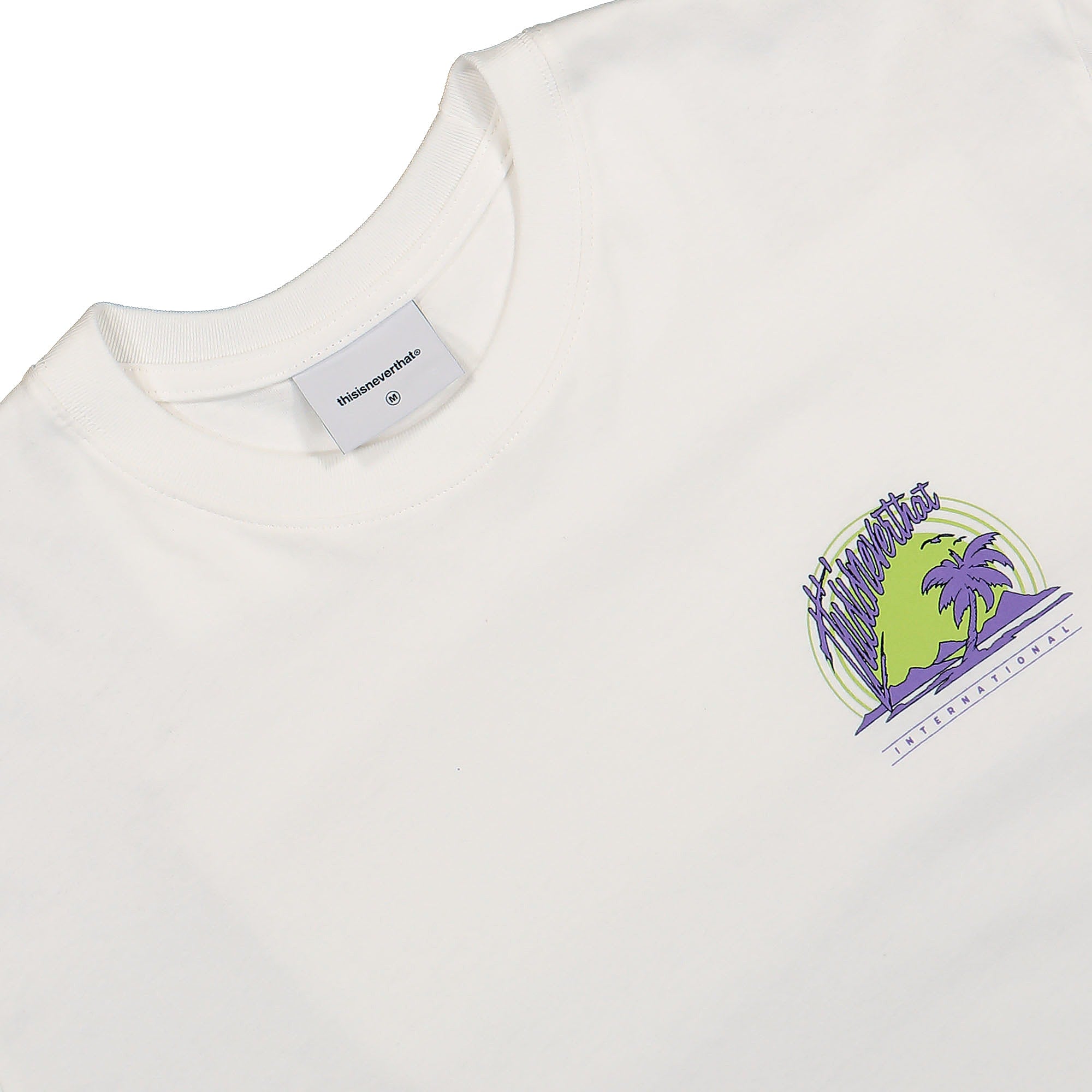 thisisneverthat Palm Tree Tee Off White T-Shirts Material | Overkill