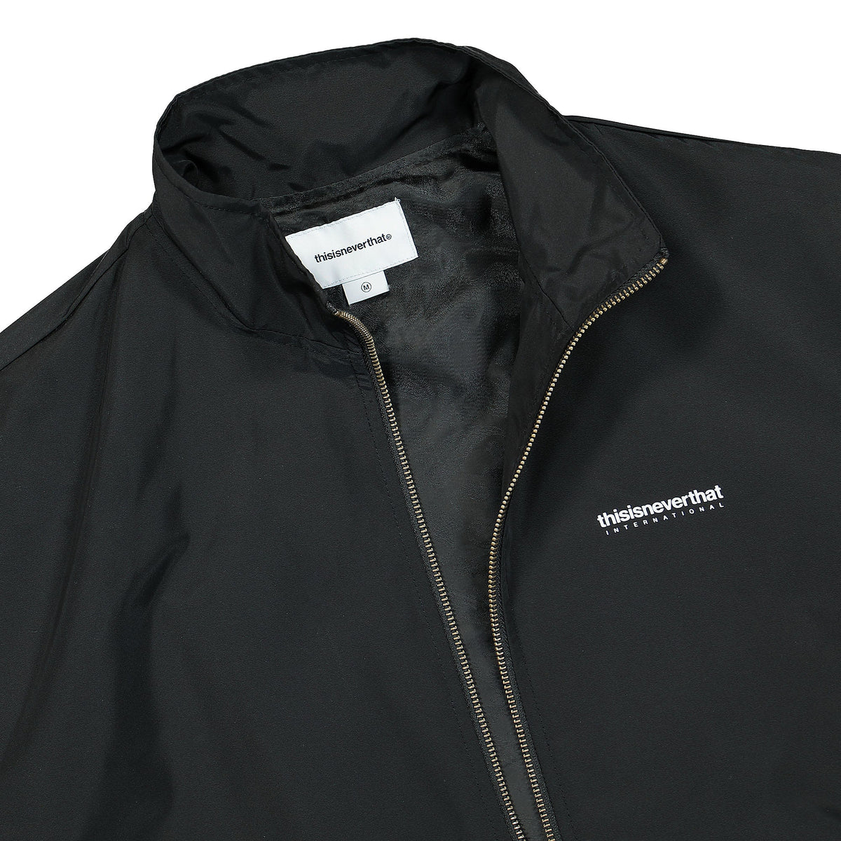 thisisneverthat INTL. Team Jacket Black Jackets Material | Overkill