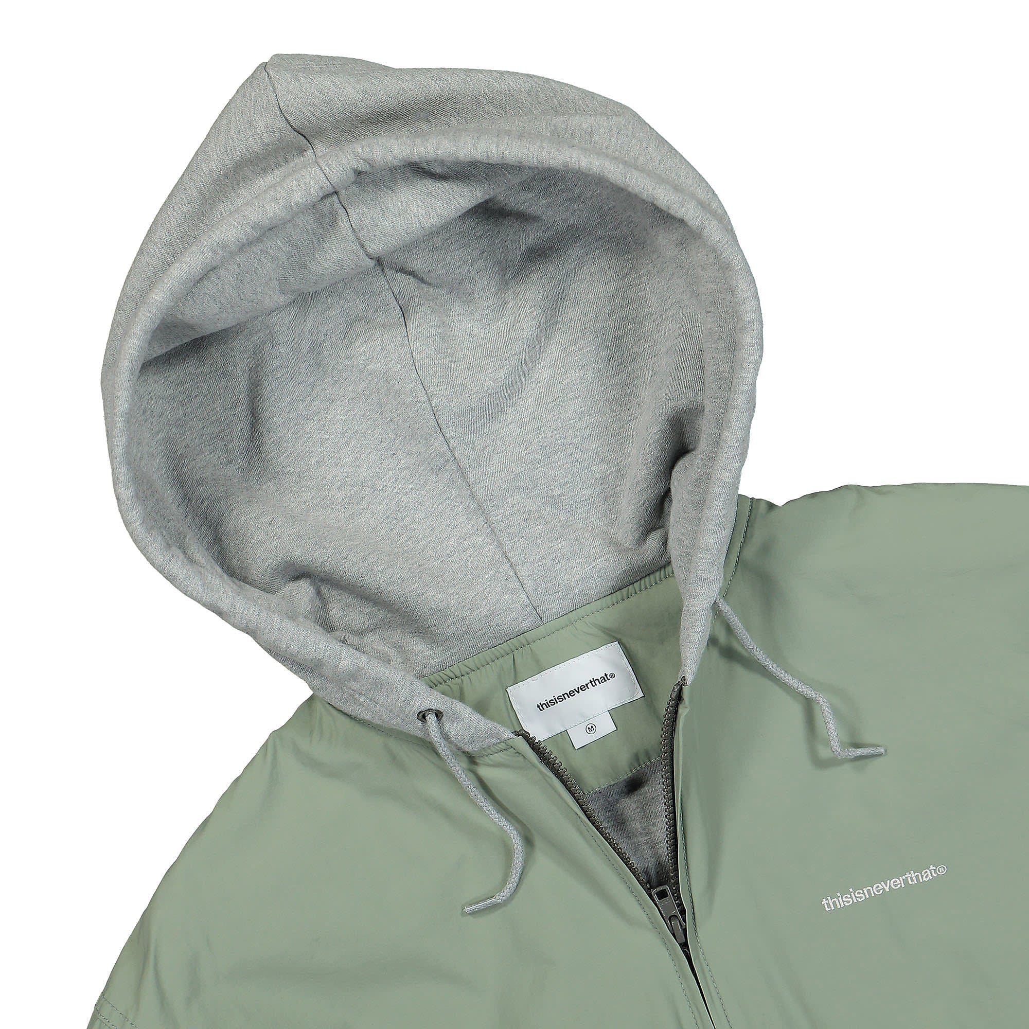 thisisneverthat T-Logo Sweat Lining Jacket Light Green Jackets Close-up | Overkill