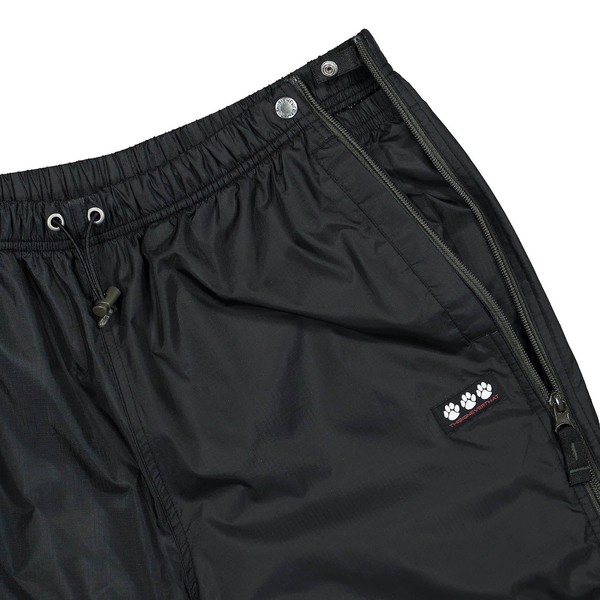 thisisneverthat Nylon Crew Pant Black Sweat & Track Pants Detailfoto | Overkill