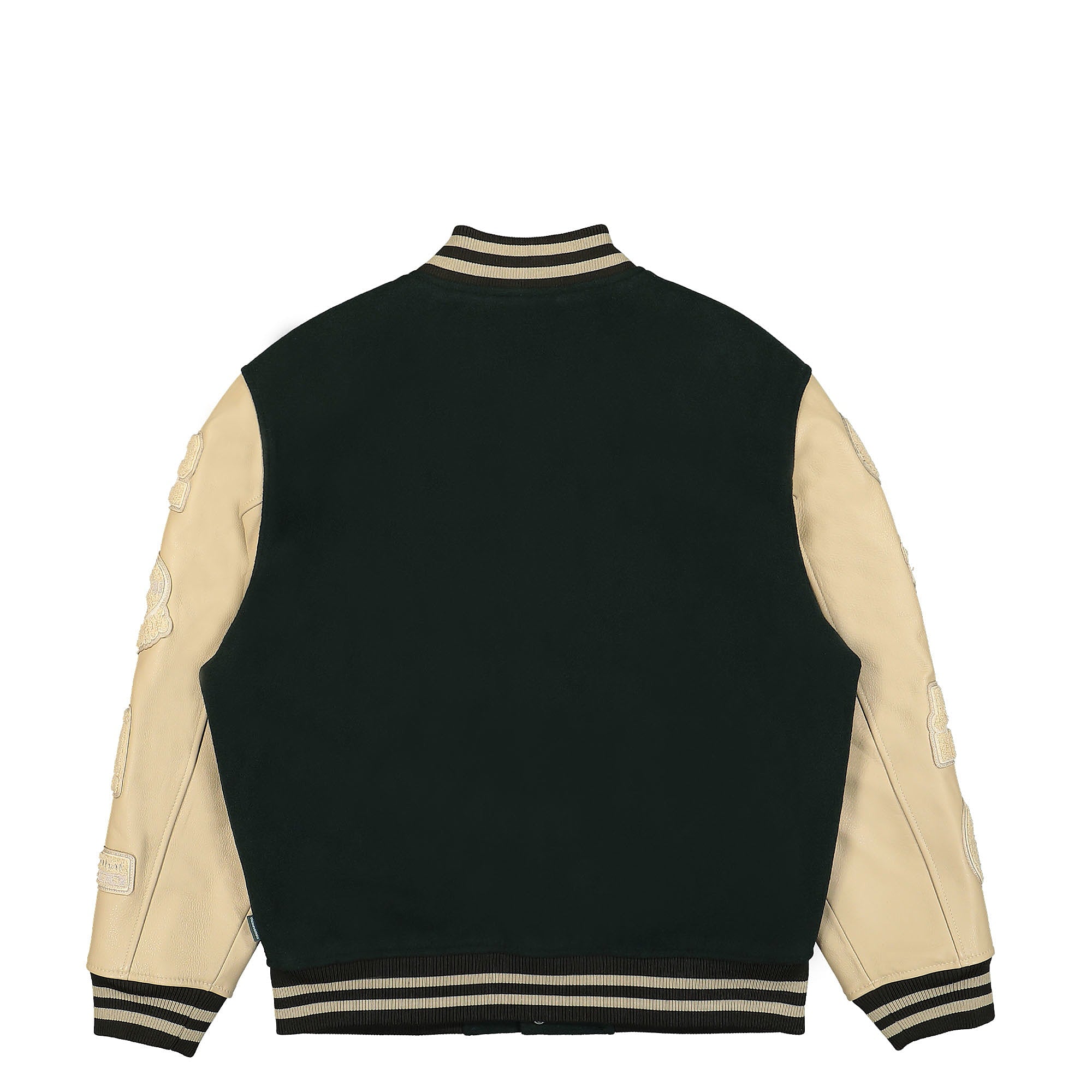 thisisneverthat Records Varsity Jacket Green Bomber & Varsity Jackets Material | Overkill