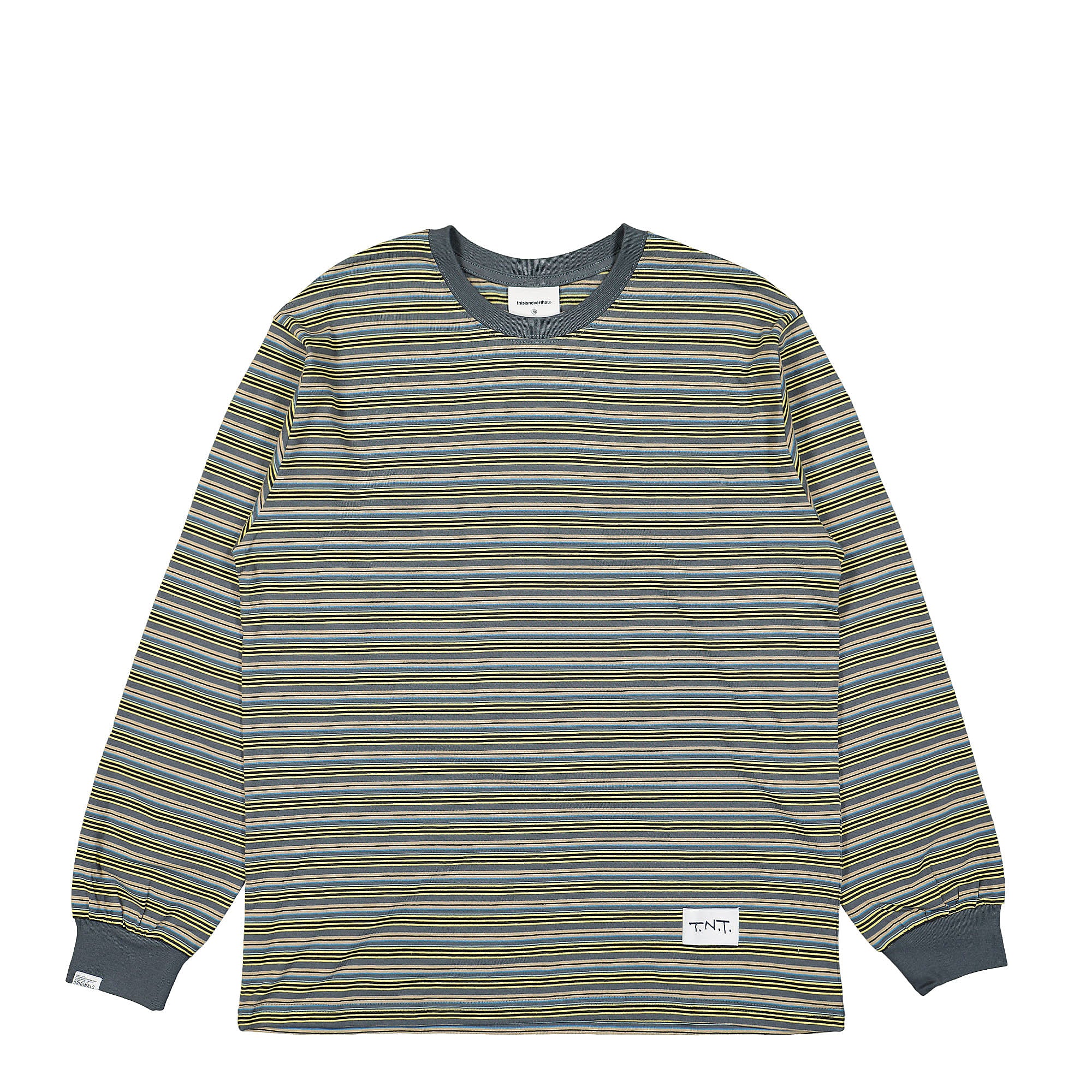thisisneverthat Striped L/S Tee Grey Longsleeves TN223TTSLT07 | Overkill