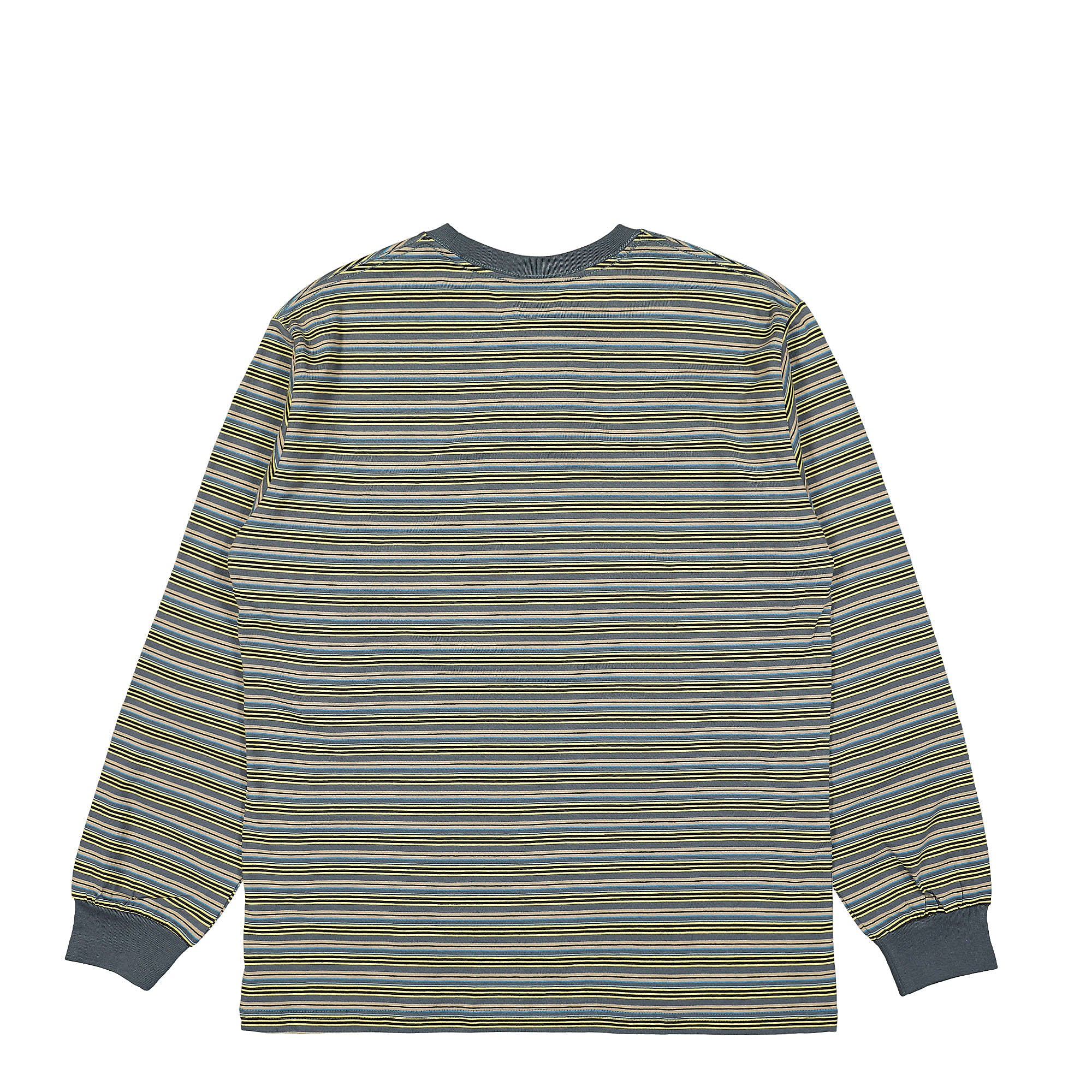 thisisneverthat Striped L/S Tee Grey Longsleeves Material | Overkill