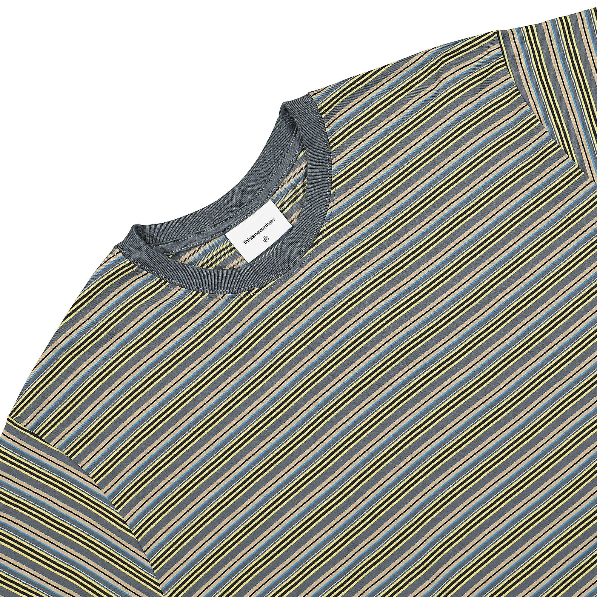 thisisneverthat Striped L/S Tee Grey Longsleeves Close-up | Overkill