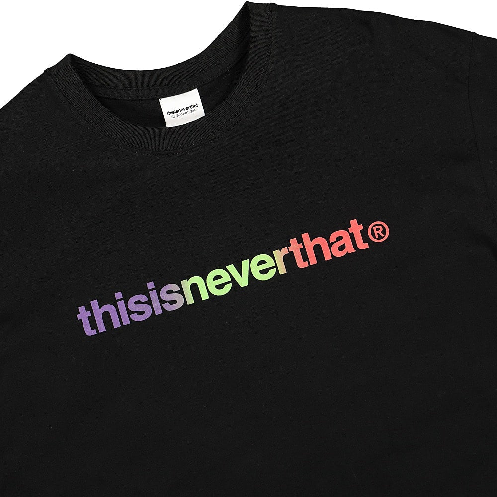 thisisneverthat T-Logo Longsleeve Top Black Longsleeves Close-up | Overkill