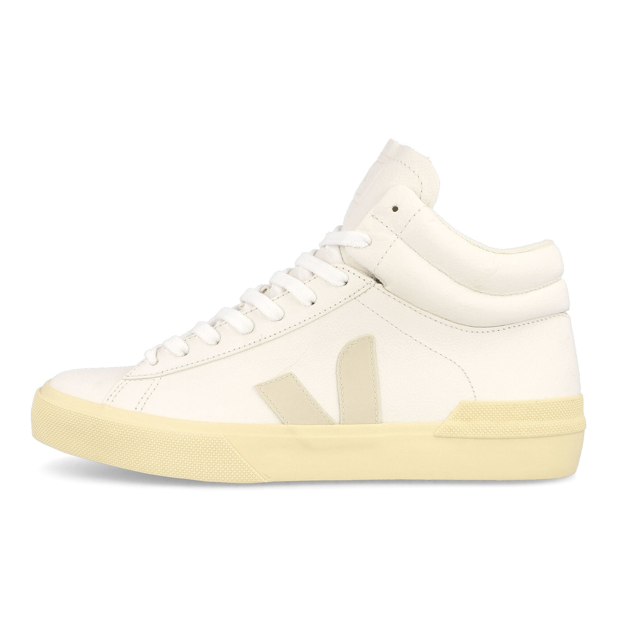 Veja minotaur chromefree leather White Mid Top Sneakers TR0502918B | Overkill