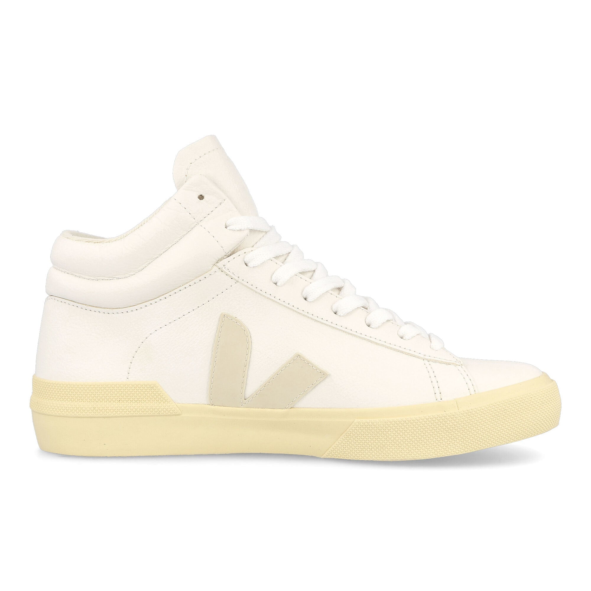 Veja minotaur chromefree leather White Mid Top Sneakers Silhouette | Overkill