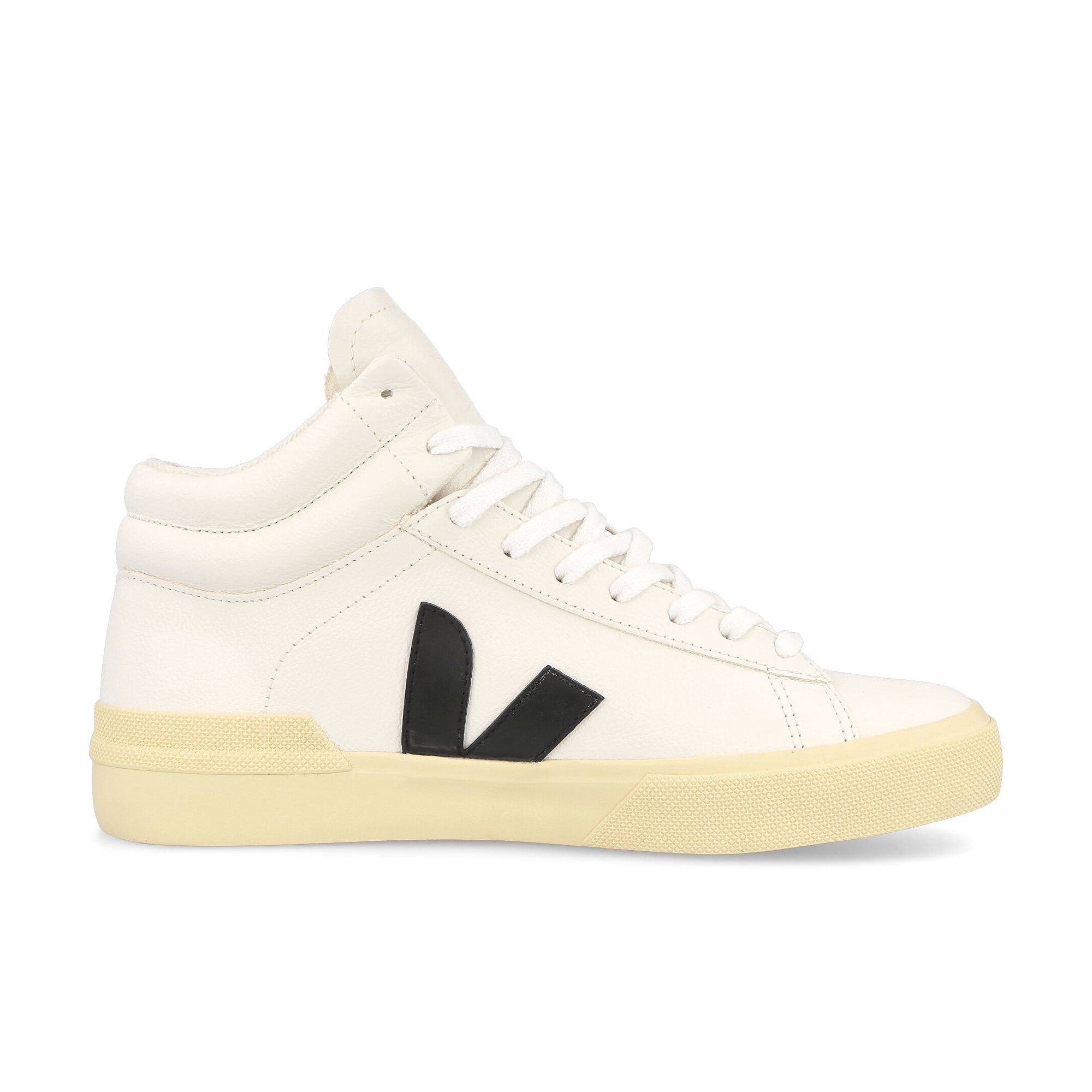Veja wmns minotaur chromefree leather White-Black High Top Sneakers Silhouette | Overkill