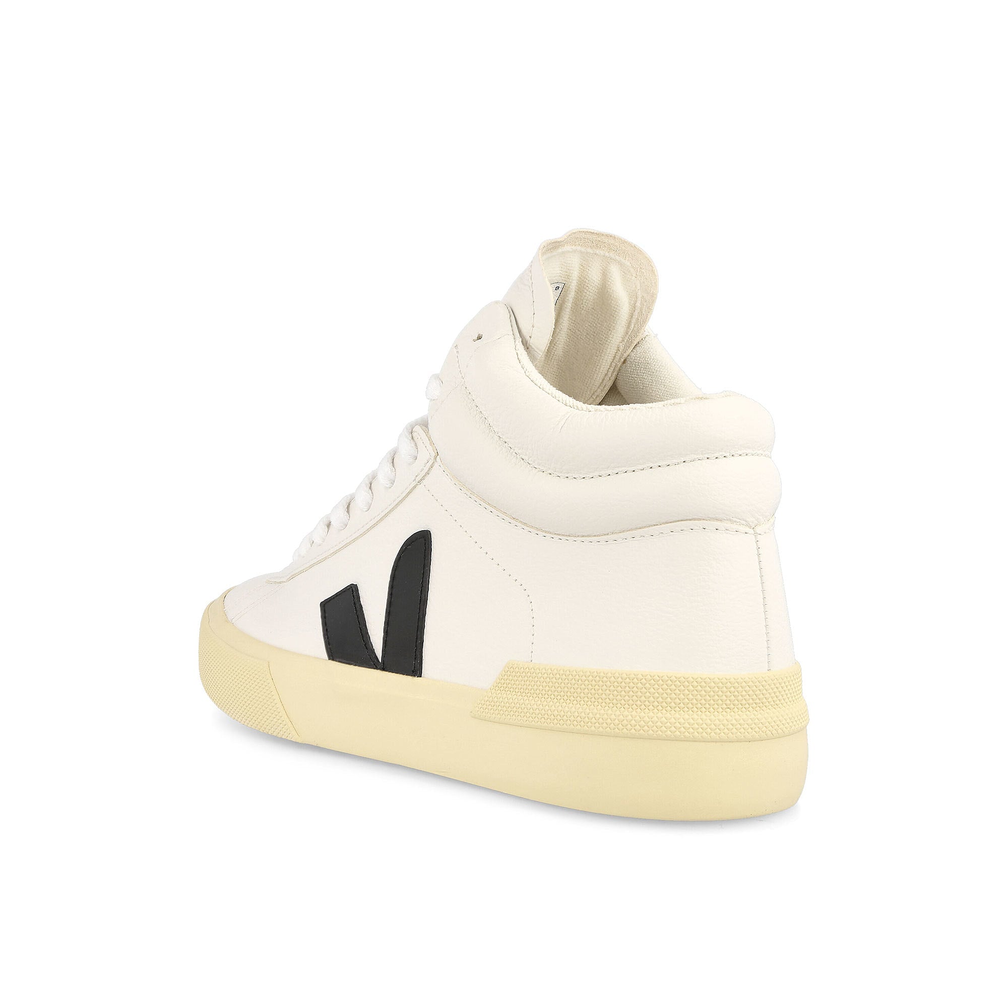 Veja wmns minotaur chromefree leather White-Black High Top Sneakers Material | Overkill