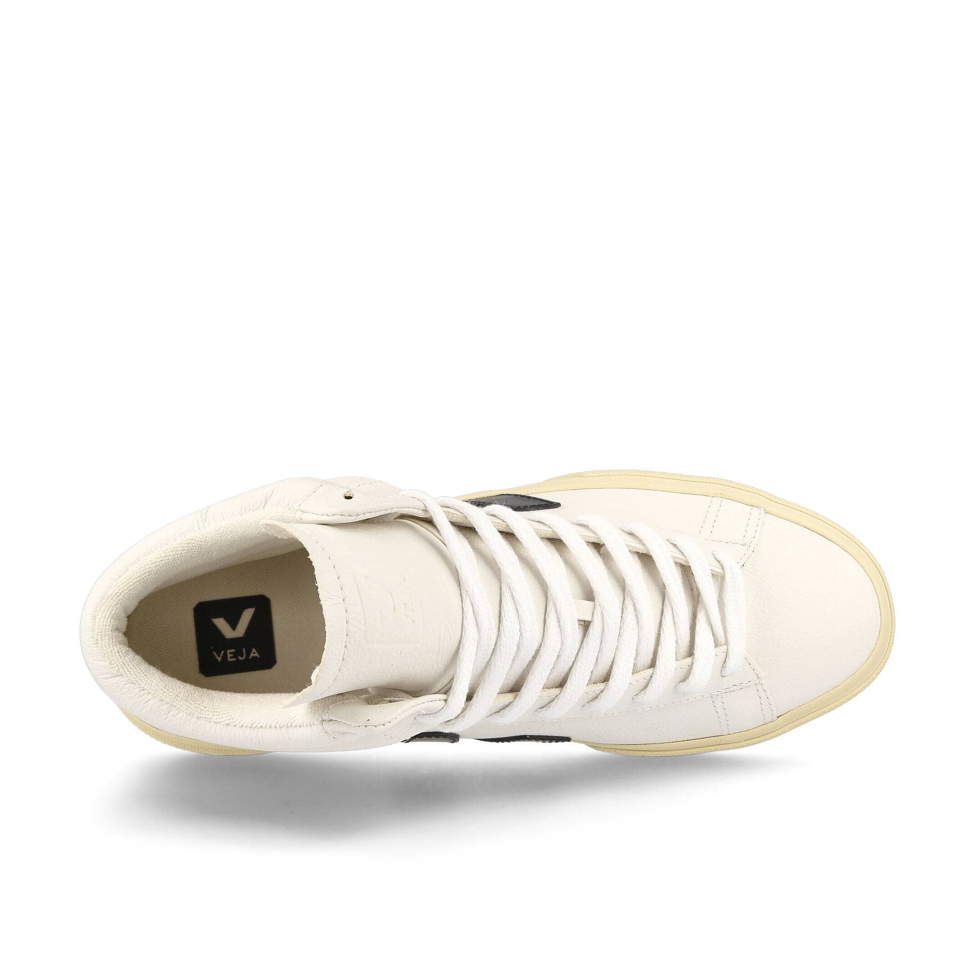 Veja wmns minotaur chromefree leather White-Black High Top Sneakers Detailfoto | Overkill