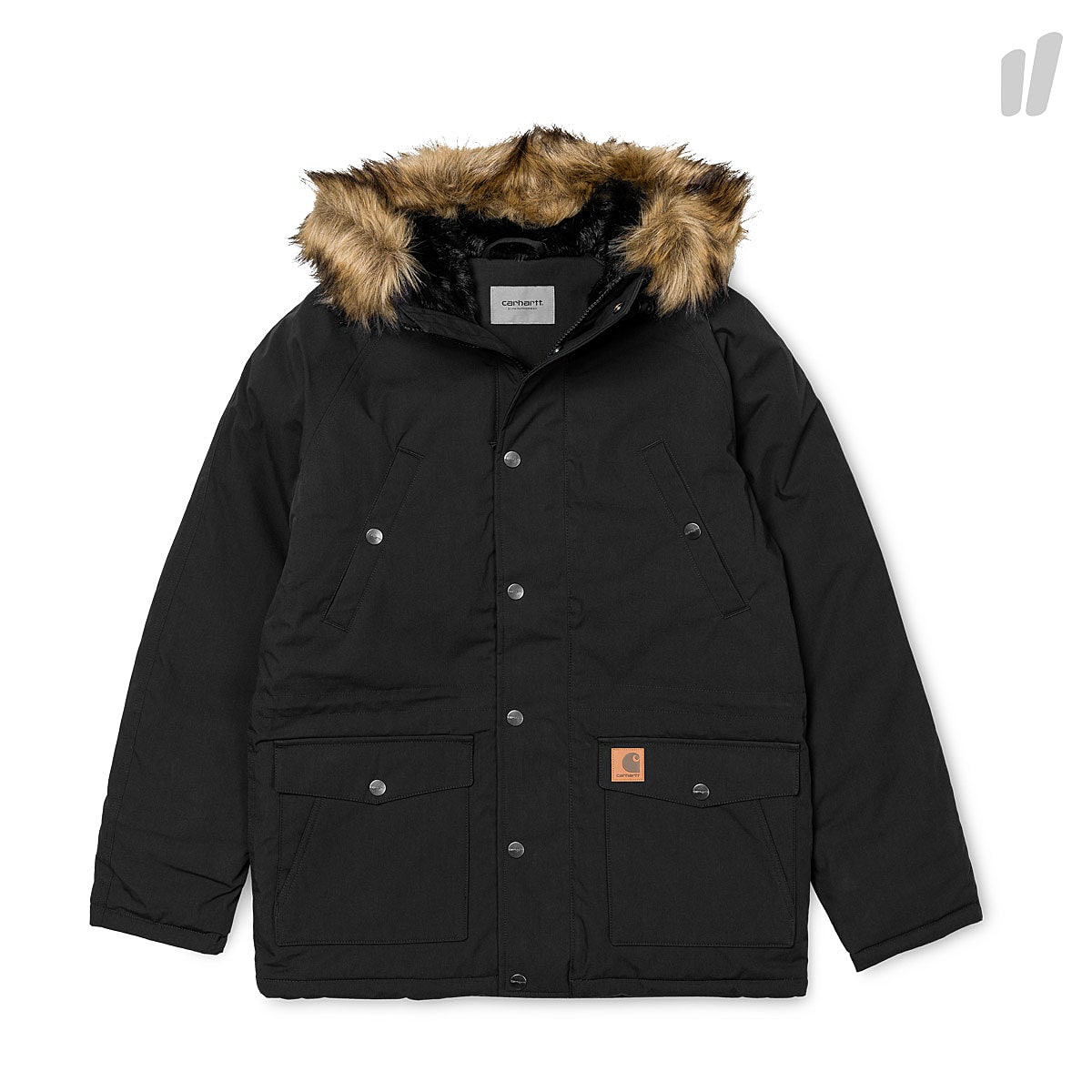 Carhartt WIP Trapper Parka Black / Black Parkas I021869.89.90.03 | Overkill