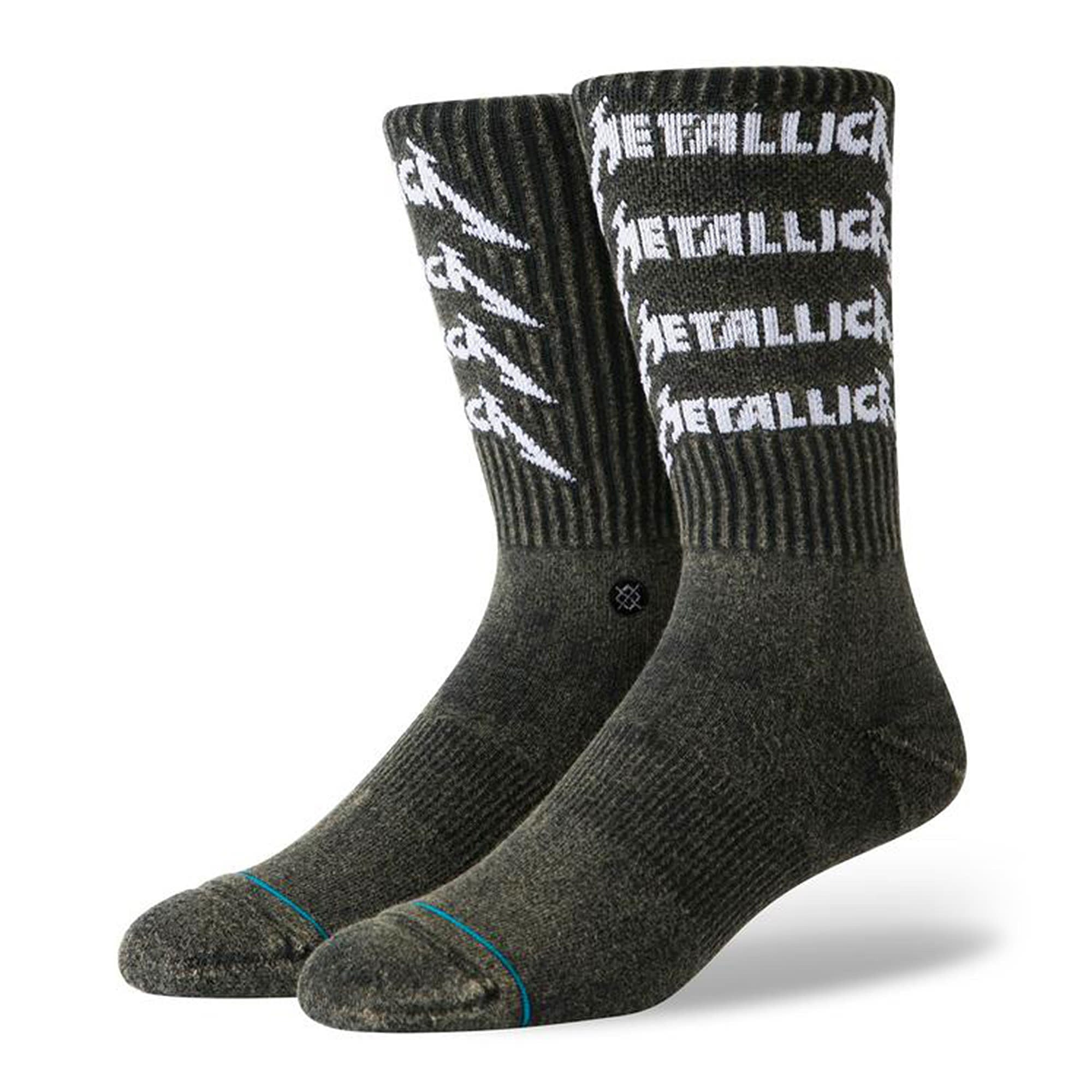 Stance Metallica Stack Socks Black Socks U556D19MES-BLK | Overkill