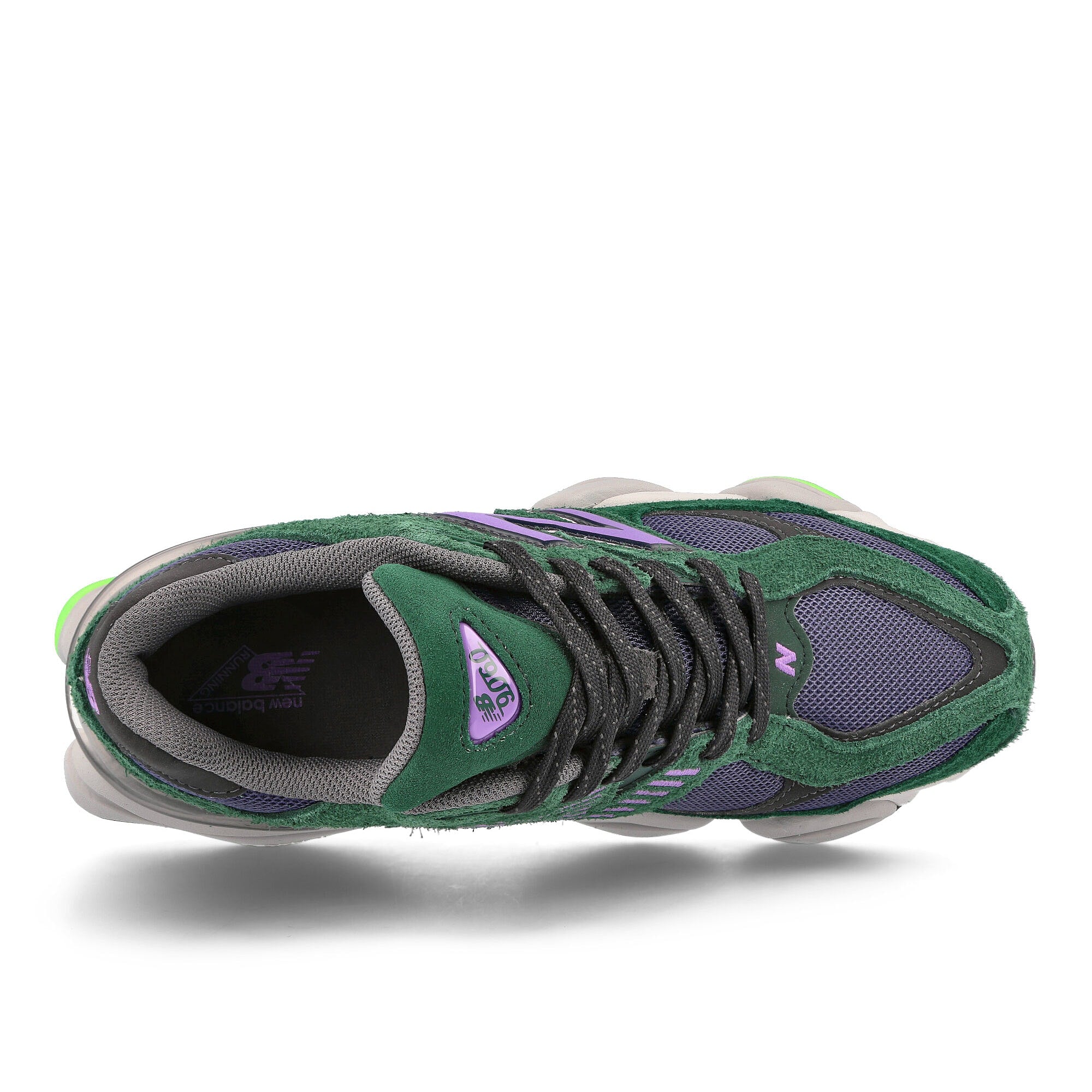New Balance U9060GRE Nightwatch Green / Vintage Indigo Low Top Sneakers Detail View 1 | Overkill