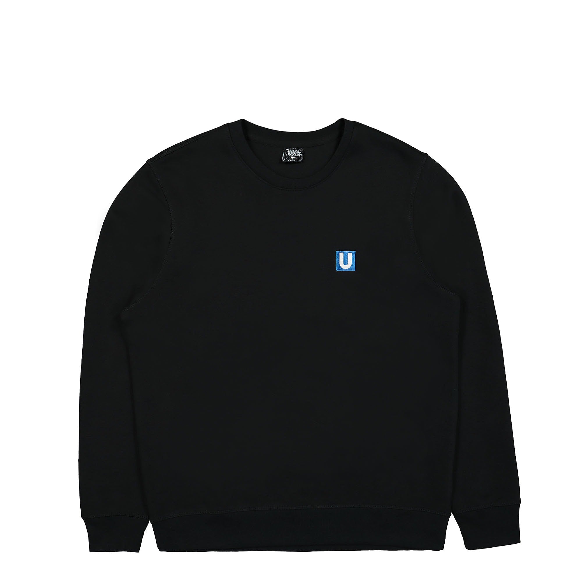overkill_Test Under Pressure U-Bahn Logo Crewneck Black Sweatshirts UP-UBC-001 | Overkill