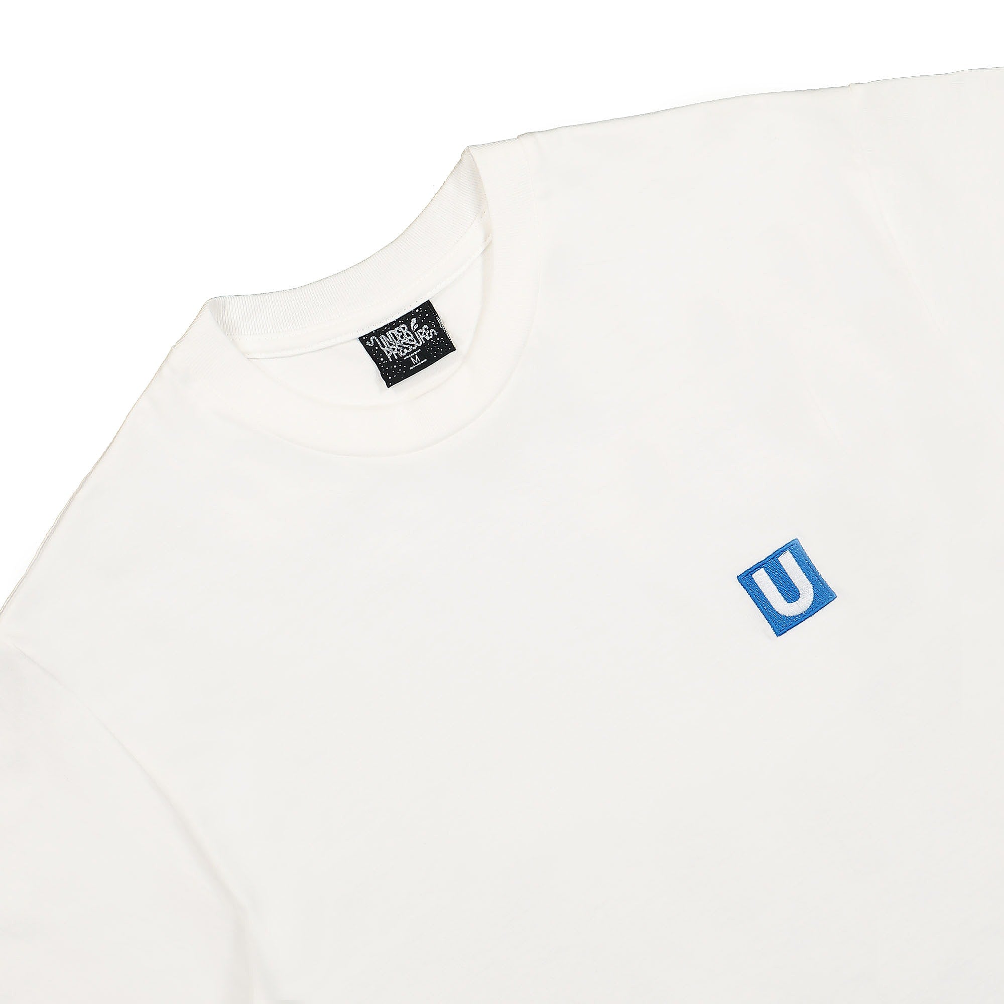 overkill_Test Under Pressure U-Bahn Logo Tee White T-Shirts Close-up | Overkill
