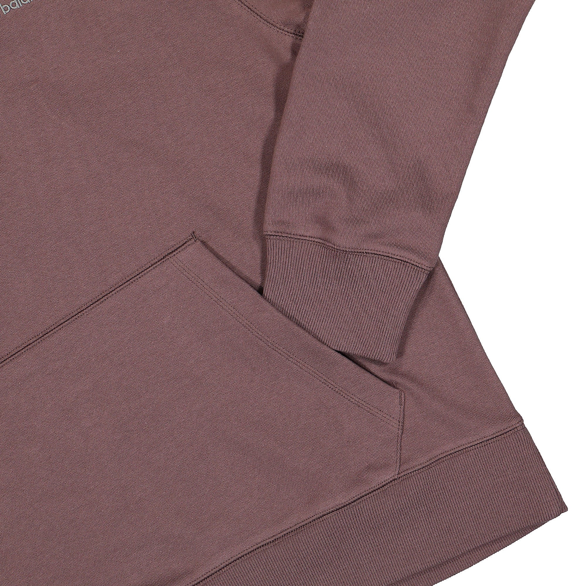New Balance Uni-ssentials French Terry Hoodie Truffle Hoodies Detailfoto | Overkill