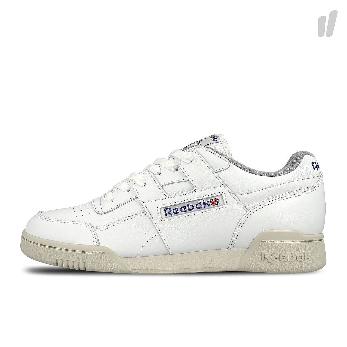 Reebok workout plus r12 White Royal-Grey-Sand Sneakers V61811 | Overkill