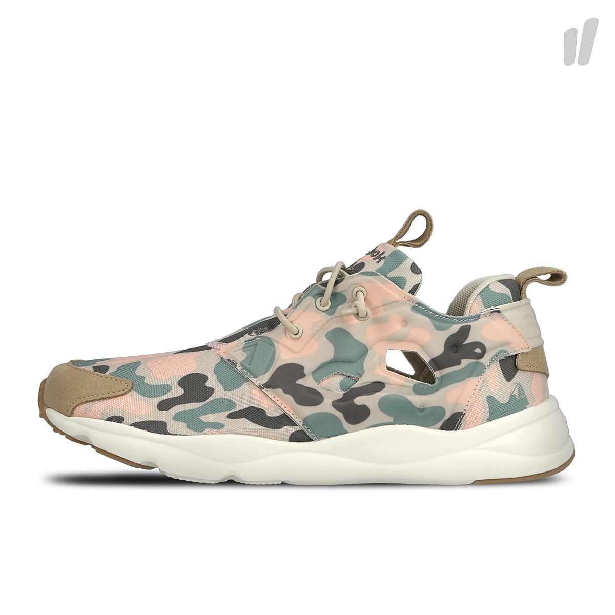 Reebok furylite camo Stucco-Grey-Sage-Orange Sneakers V67088 | Overkill