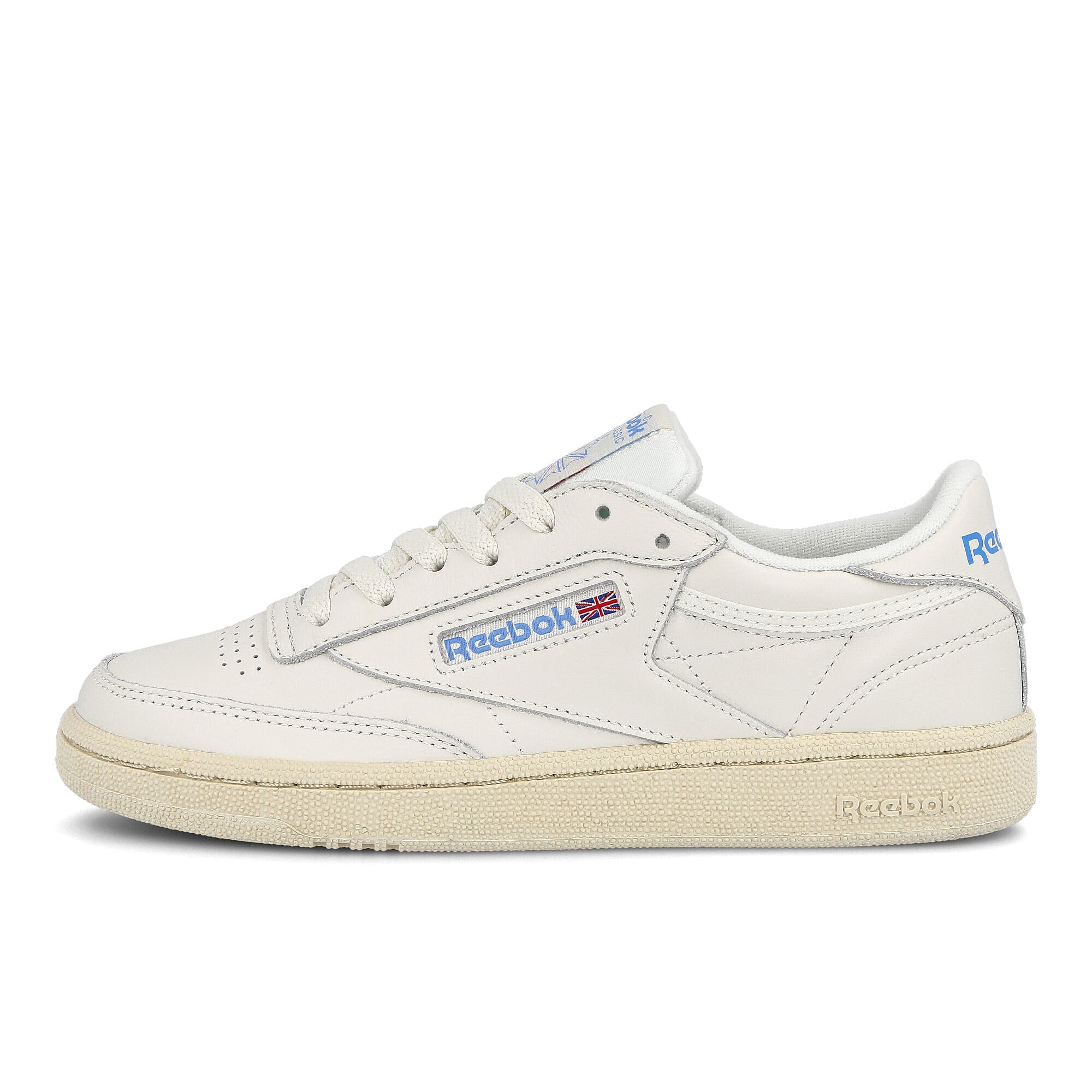 Reebok wmns club c 85 Chalk-Paperwhite-Blue-Red Sneakers V69406 | Overkill