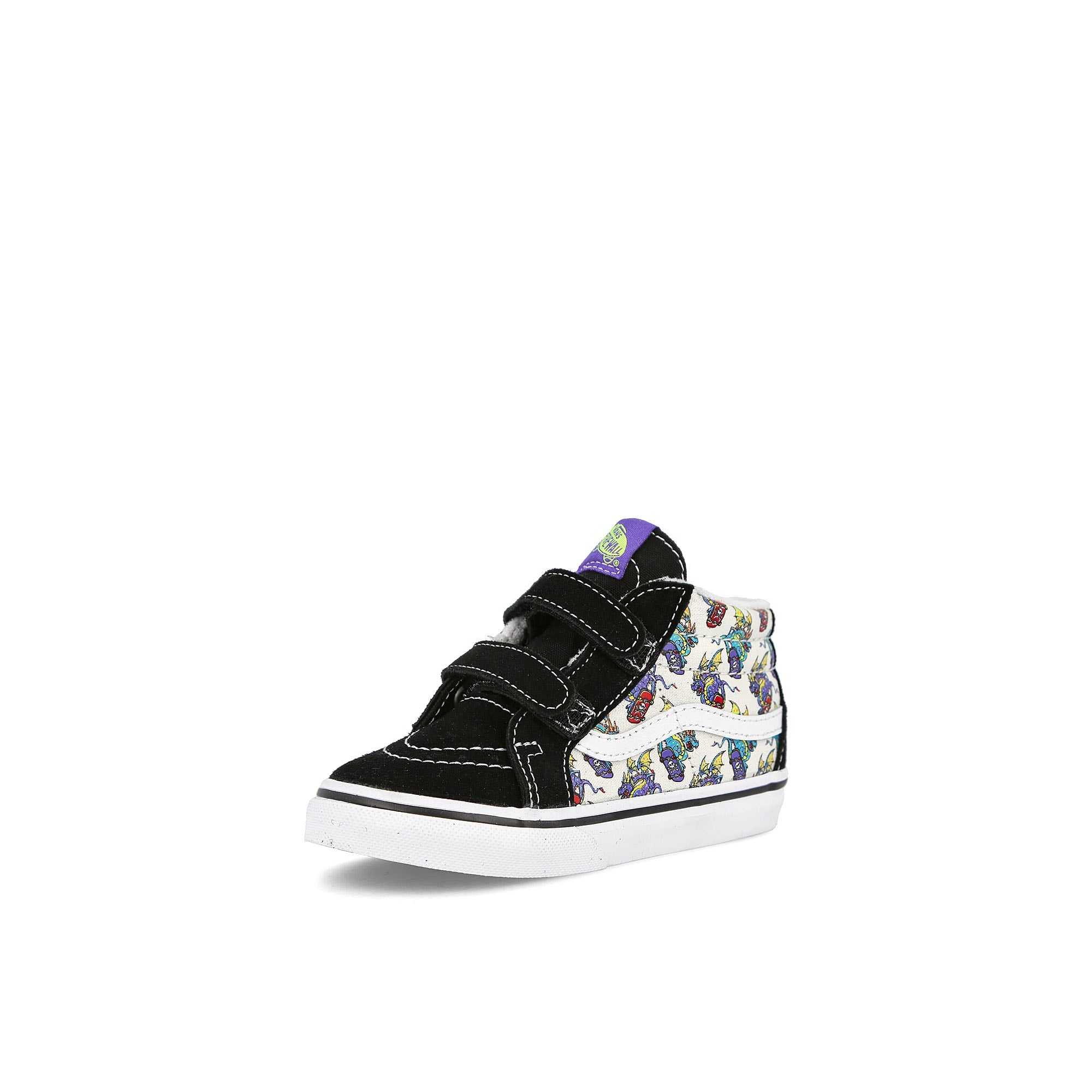 Vans sk8-mid infants Skate Dragon Mid Top Sneakers Close Up | Overkill