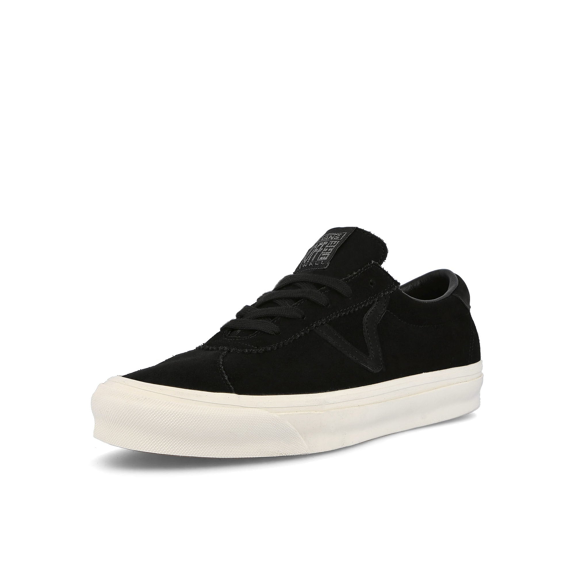 Vans OG Epoch LX Suede / Nubuck Black Low Top Sneakers Close Up | Overkill