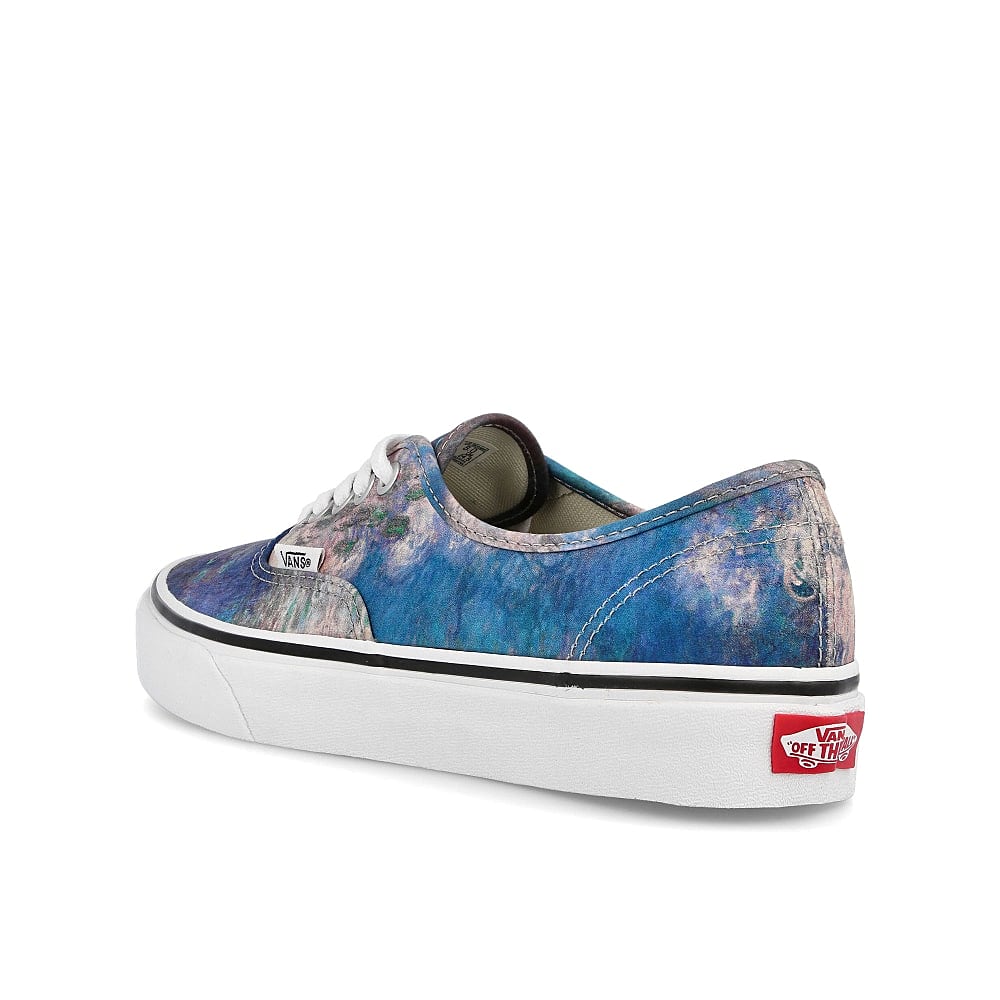 Vans MoMA x Vans Authentic Monet Multicolor Sneakers Close Up | Overkill
