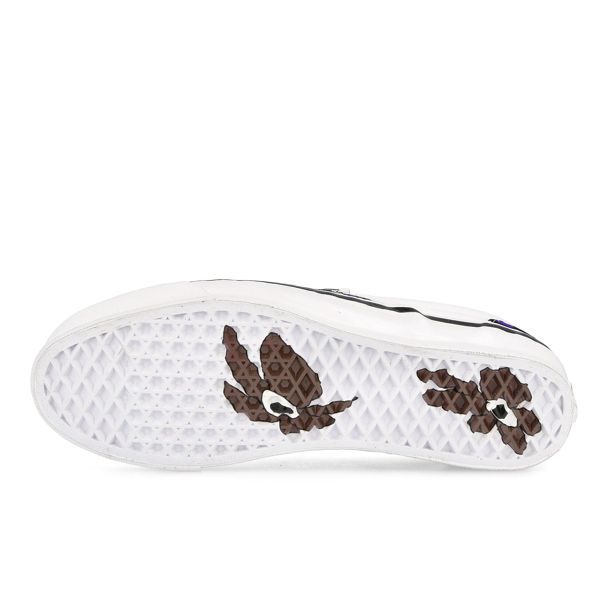 Vans PAM x Vans OG Classic Slip-On Pam Brown / True White Sneakers Detail View 1 | Overkill