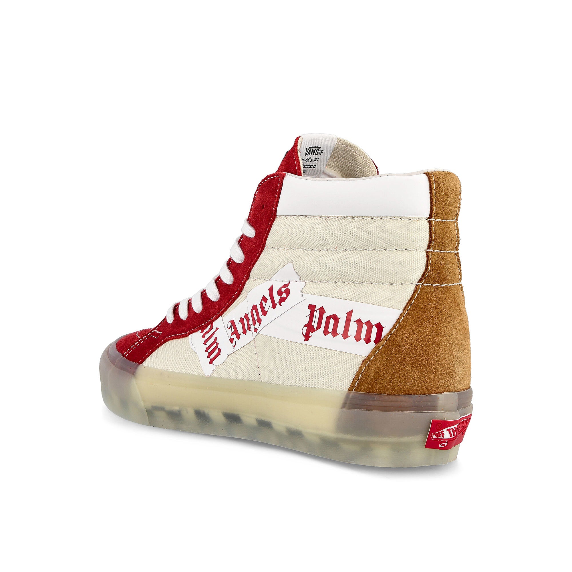Vans Palm Angels x Vans Sk8-Hi Reissue Chilli Peppe Sneakers Material | Overkill