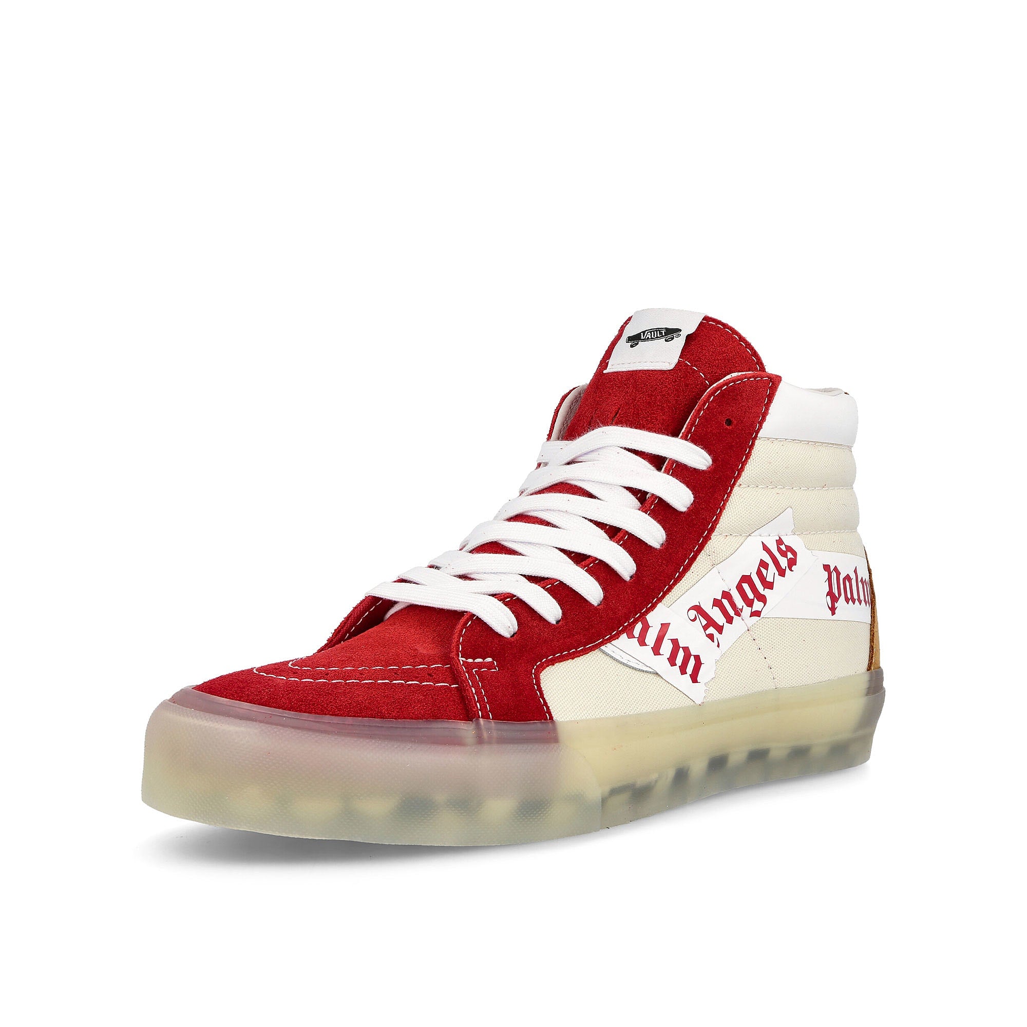 Vans Palm Angels x Vans Sk8-Hi Reissue Chilli Peppe Sneakers Close Up | Overkill
