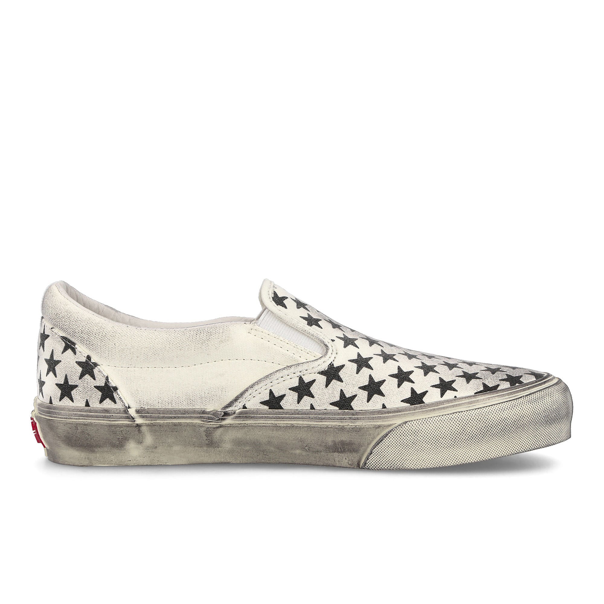 Vans Bianca Chandon x Vans Classic Slip-On Stressed B Sneakers Silhouette | Overkill