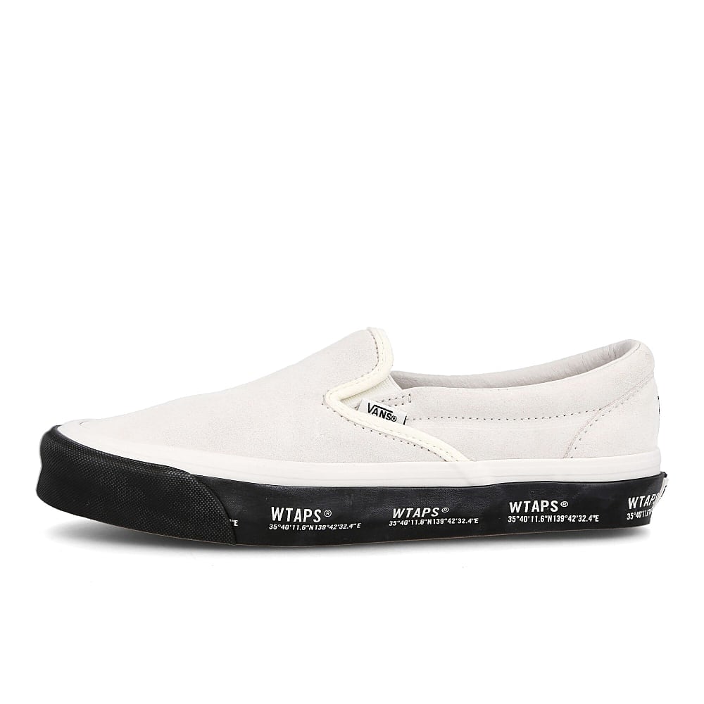 Vans OG Classic Slip-On LX GPS-White-Black Low Top Sneakers VN0A45JK20F1 | Overkill
