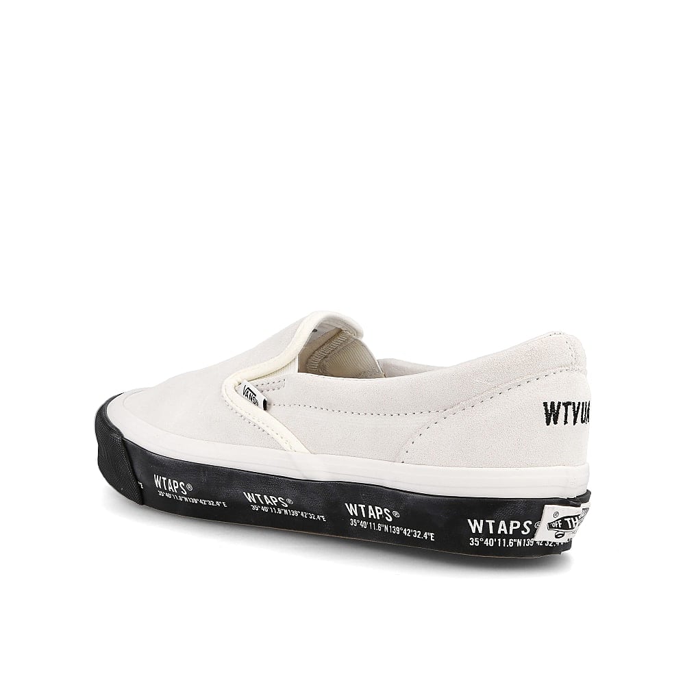 Vans OG Classic Slip-On LX GPS-White-Black Low Top Sneakers Material | Overkill