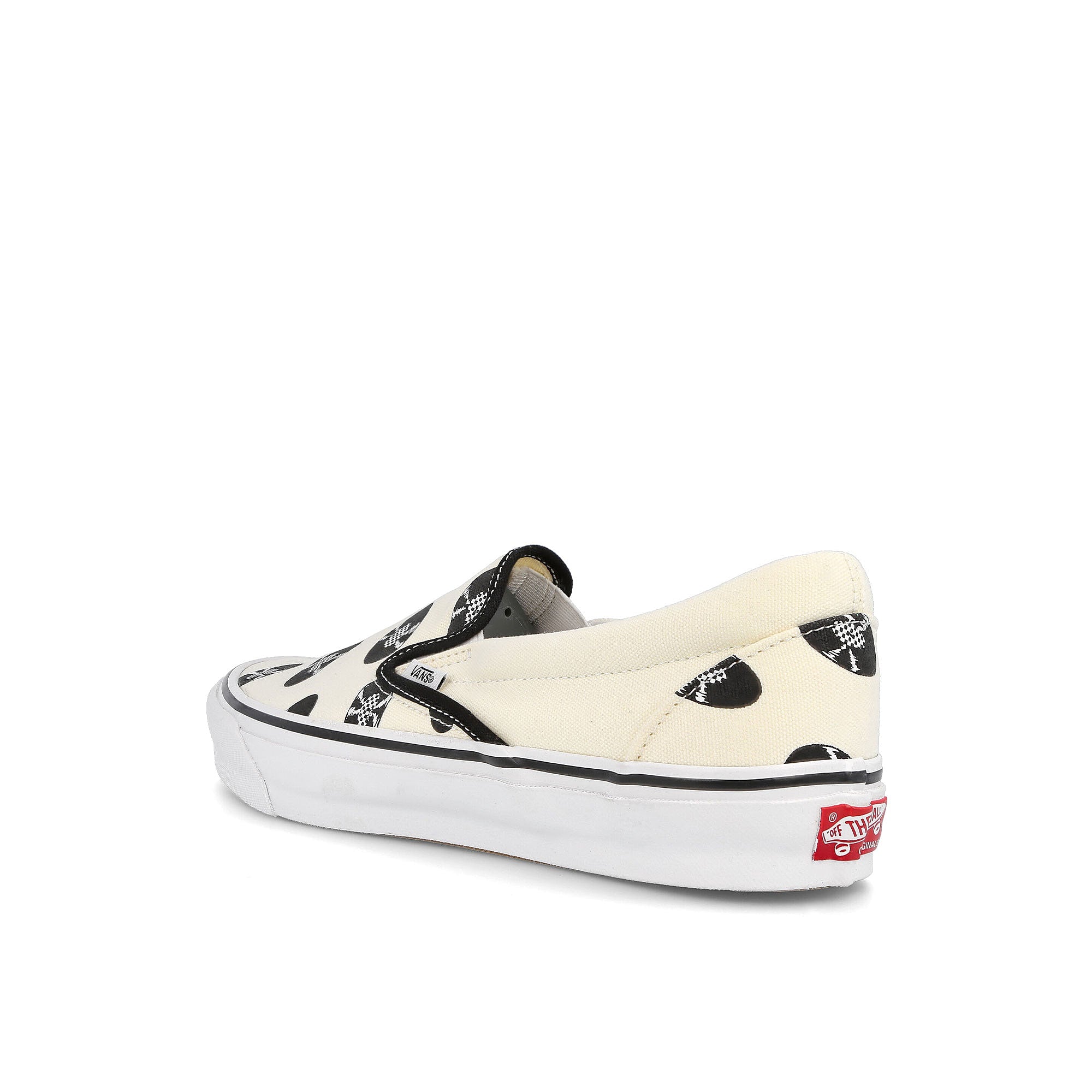 Vans Wacko Maria x Vans OG Classic Slip-On Classic White Records Close-up | Overkill
