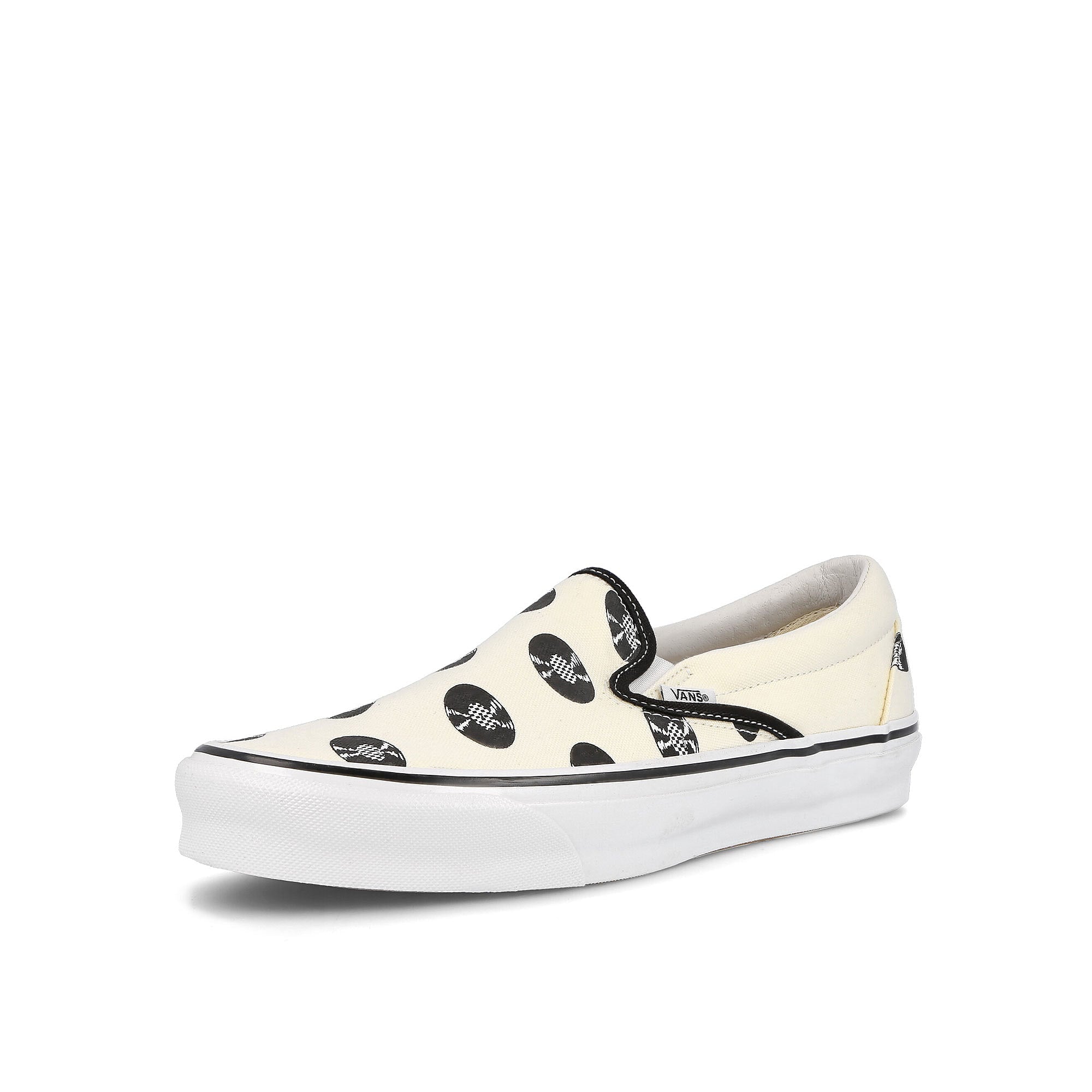 Vans Wacko Maria x Vans OG Classic Slip-On Classic White Records Detailfoto | Overkill
