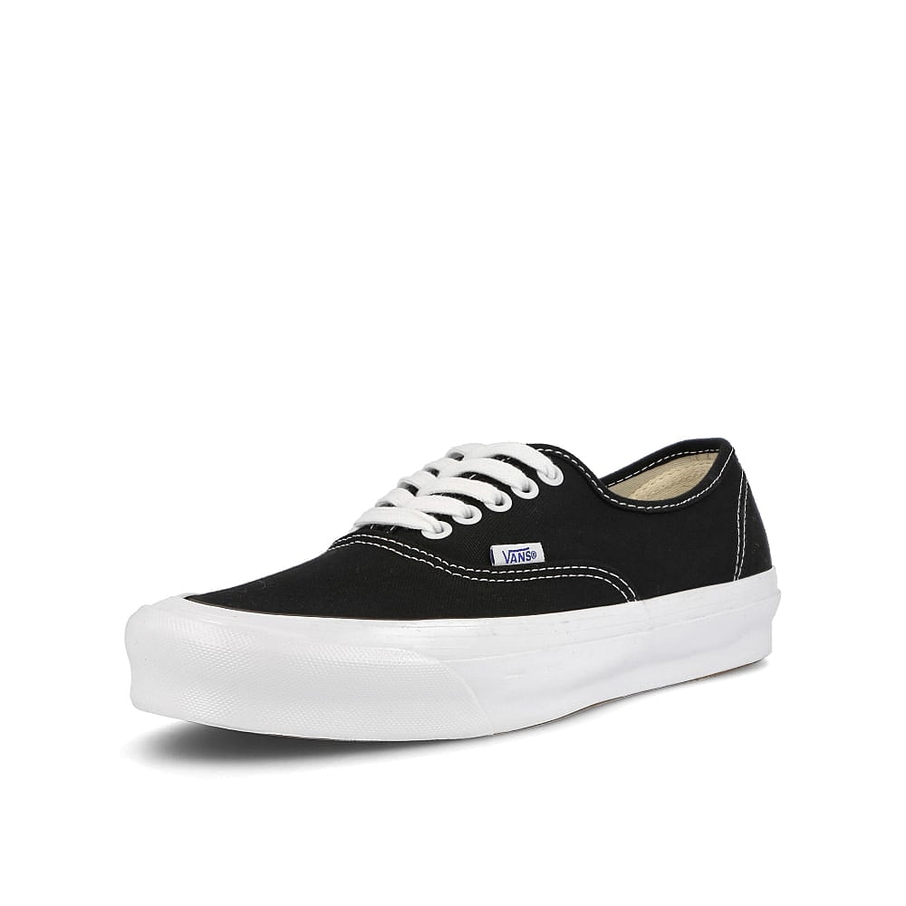 Vans authentic lx og Black / True White Low Top Sneakers Close Up | Overkill