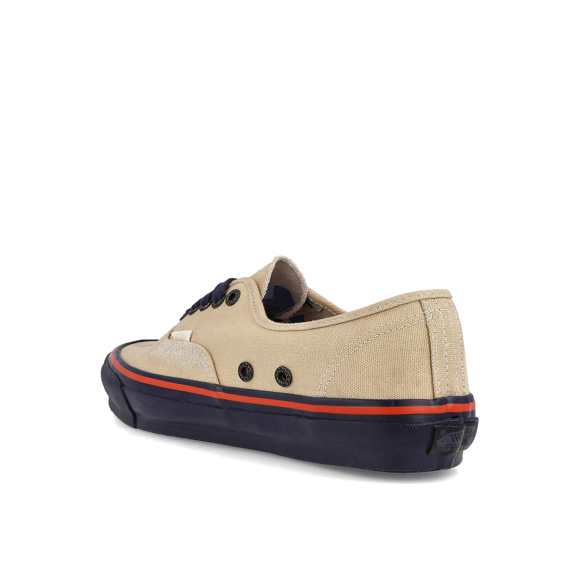 Vans Nigel Cabourn x Vans OG Authentic LX Brown / Black Close-up | Overkill