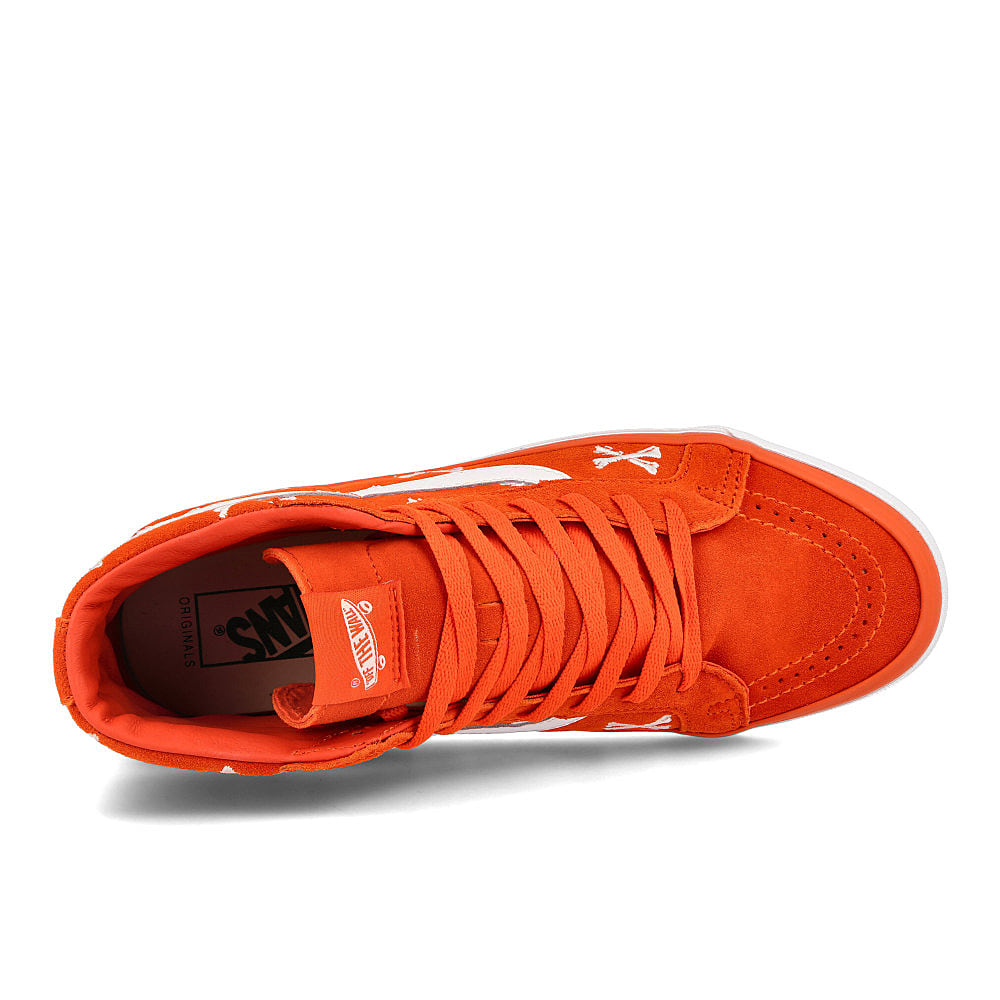 Vans OG Sk8-Hi LX Bones-Orange-White High Top Sneakers Detailfoto | Overkill