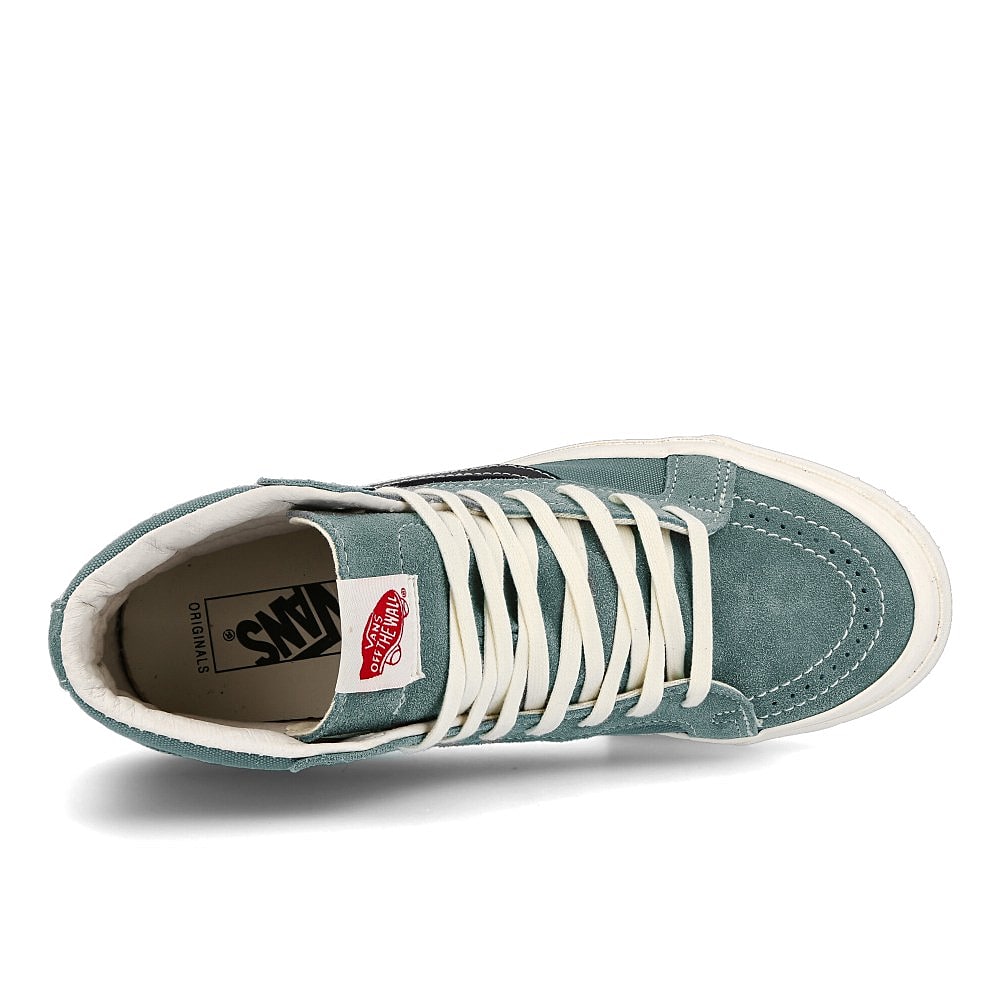 Vans sk8-hi lx og Black-Green Milieu Sneakers Detailfoto | Overkill