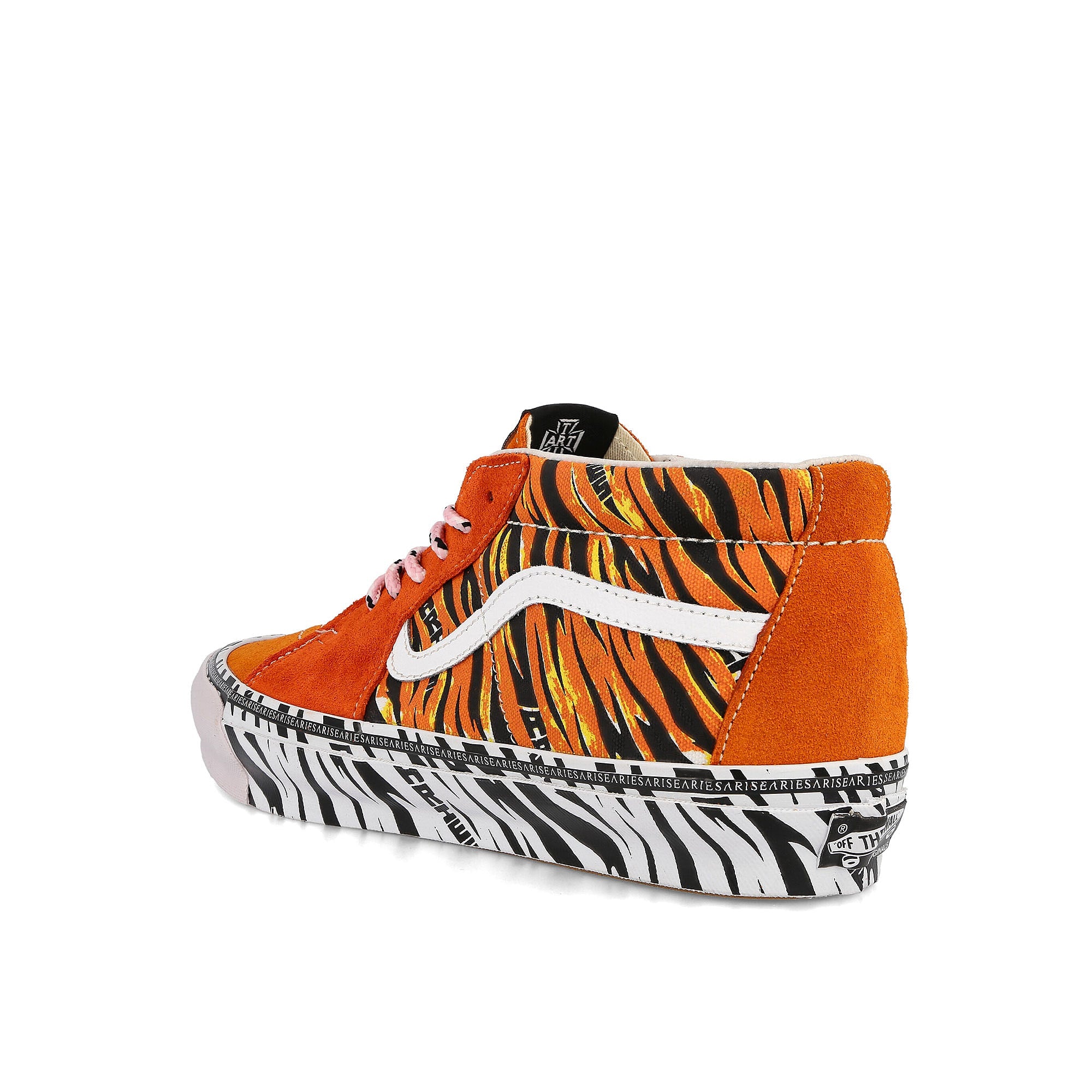 Vans Aries x Vans OG Sk8-Mid LX Tiger Bright Close-up | Overkill