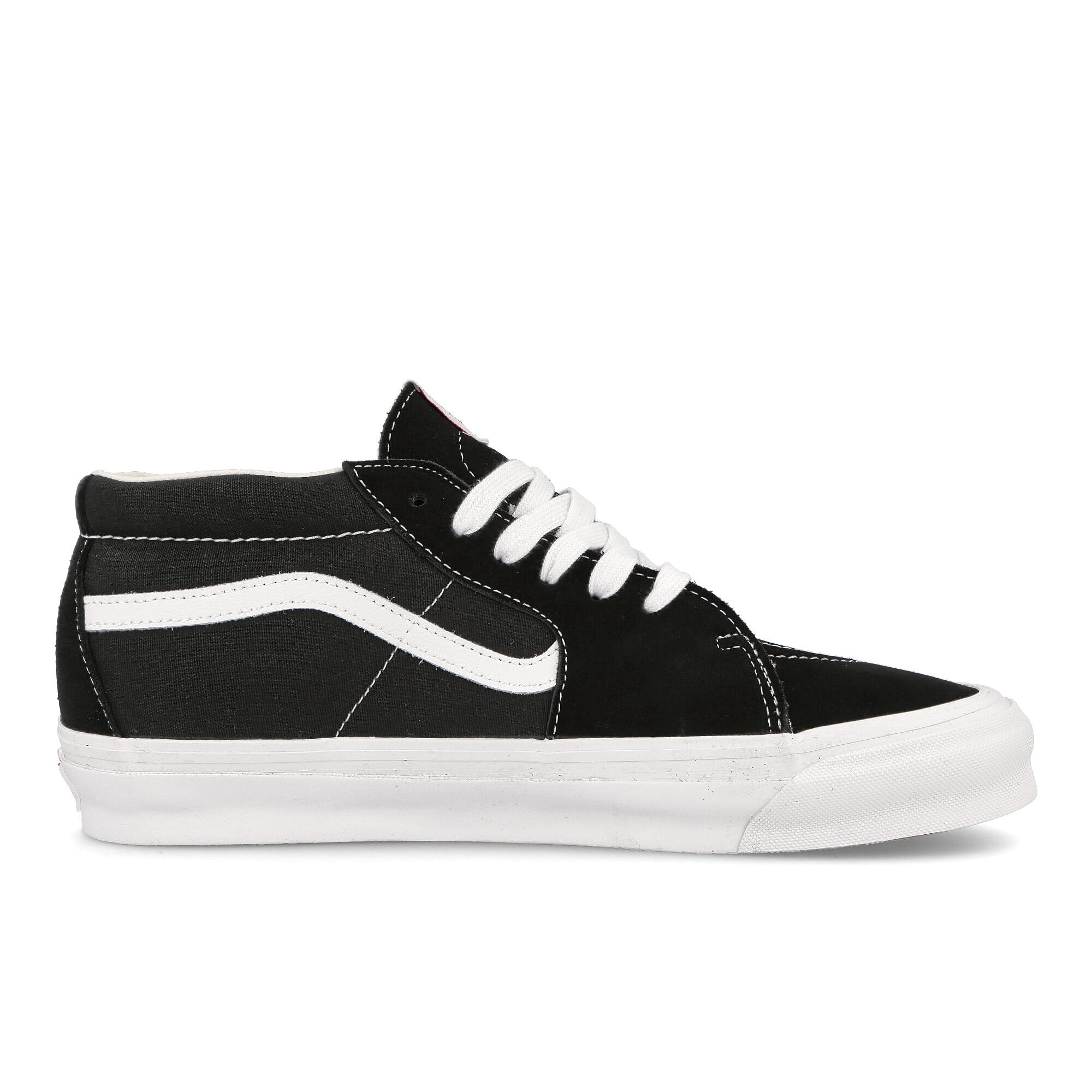 Vans OG Sk8-Mid LX Black-White Mid Top Sneakers Silhouette | Overkill