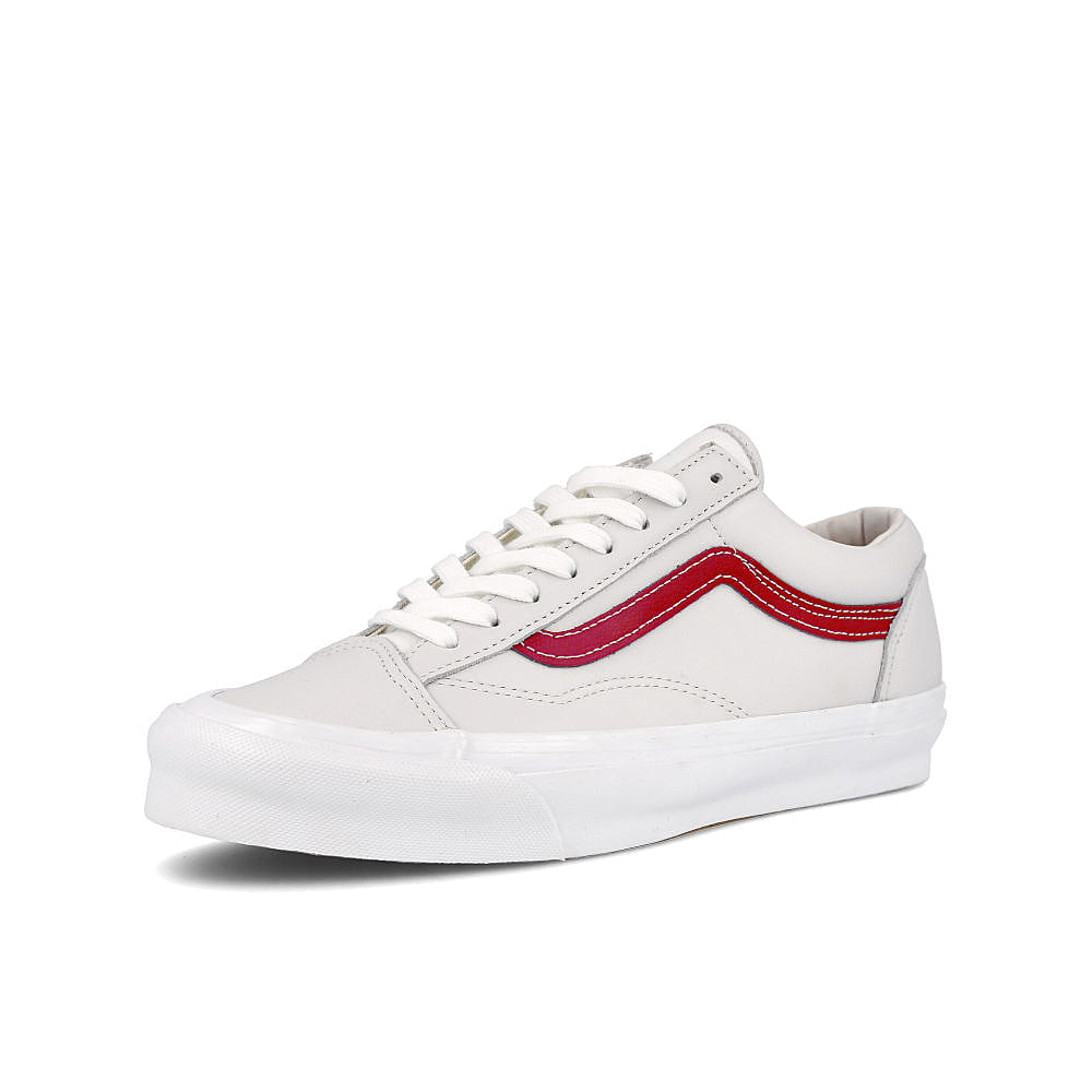 Vans style 36 lx og Red-True White Low Top Sneakers Close Up | Overkill