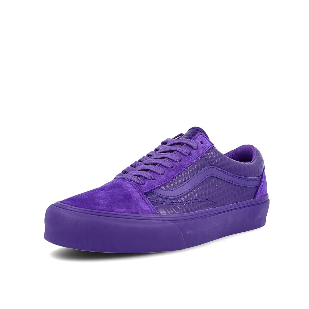 Vans old skool vlt lx Croc Skin Low Top Sneakers Close Up | Overkill