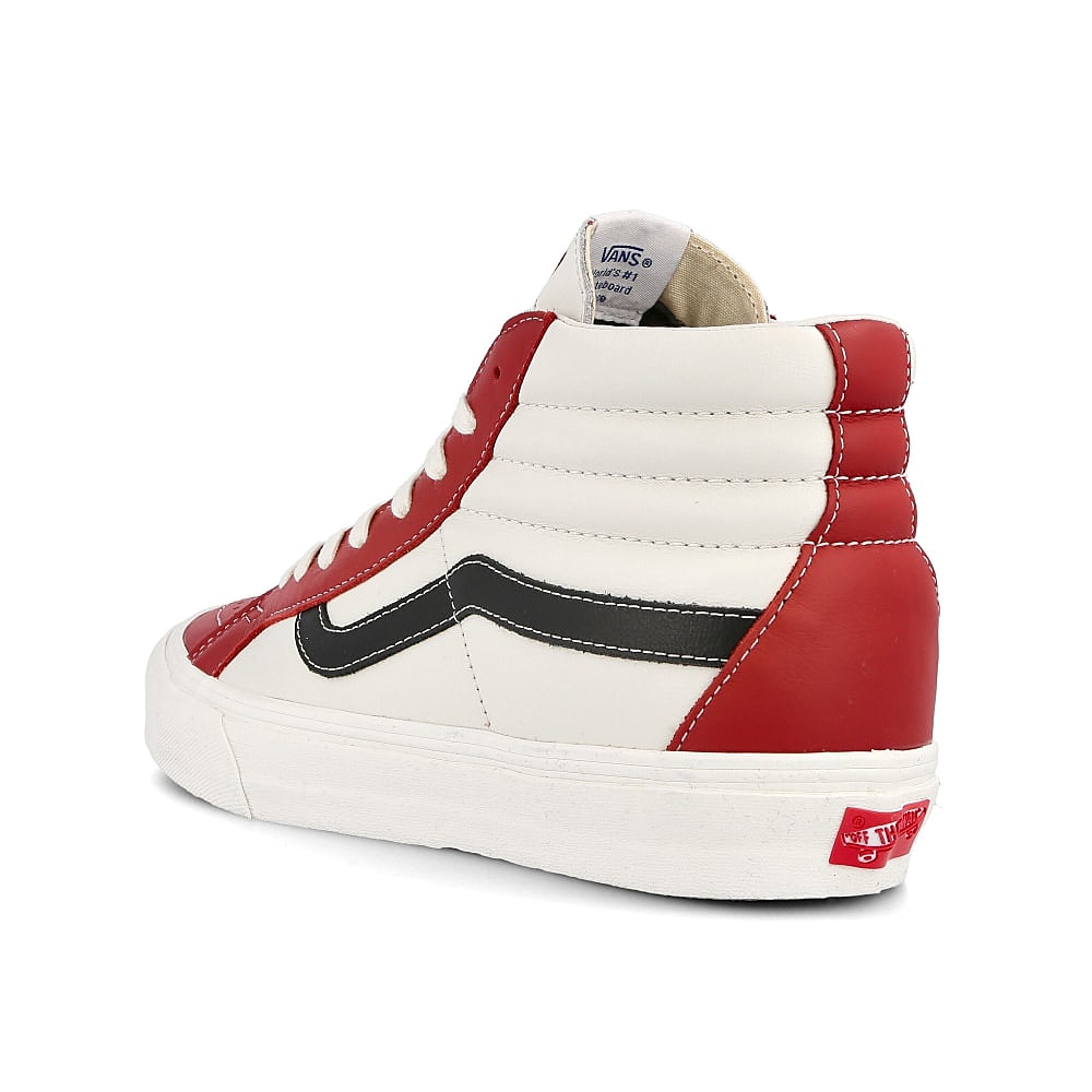 Vans sk8-hi reissue vl Chili Pepper-Marshmellow-Black High Top Sneakers Material | Overkill