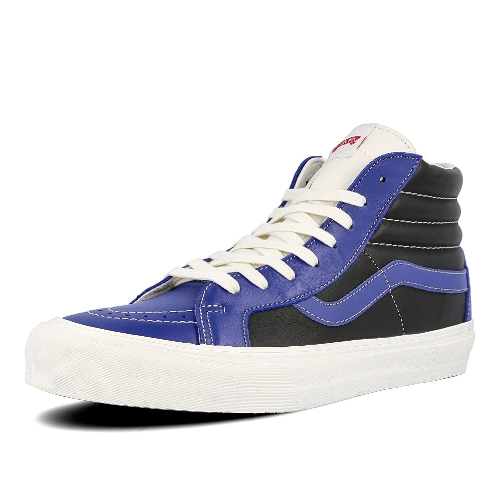 Vans sk8-hi reissue vl True Blue-Black High Top Sneakers Close Up | Overkill