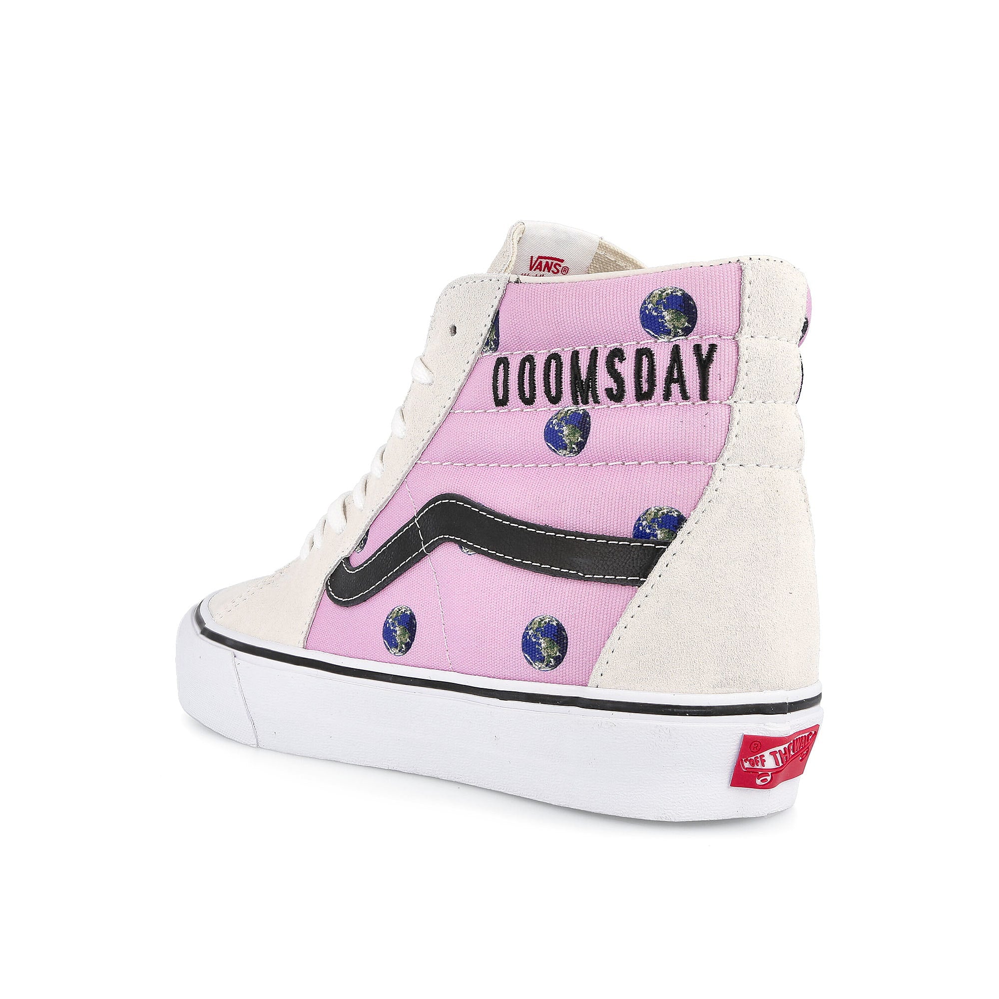 Vans Cali Thornhill Dewitt x Vans Sk8-Hi Vault LX White / Pink Close-up | Overkill