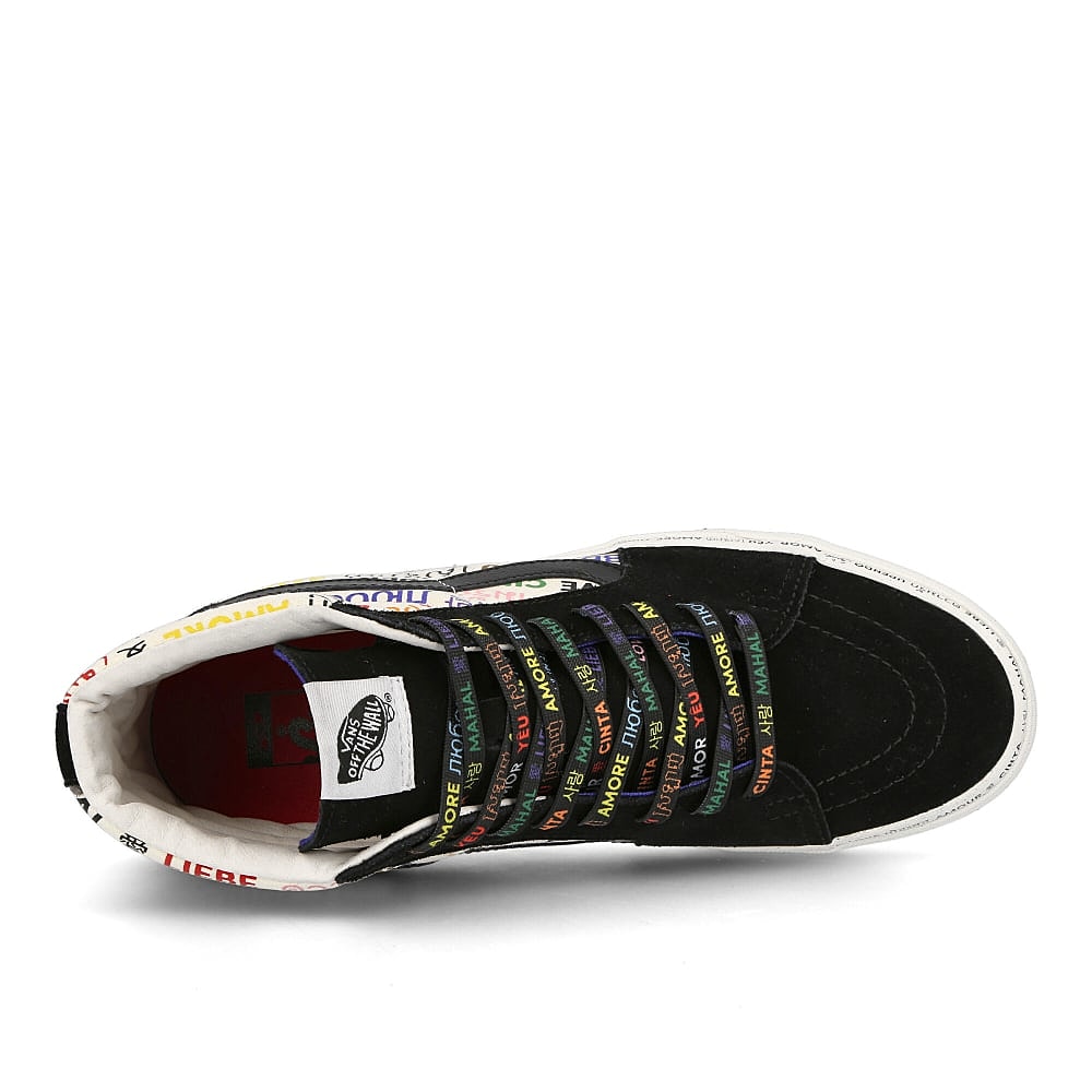 Vans sk8-hi vlt lx love Multi Marshmallow Sneakers Detailfoto | Overkill