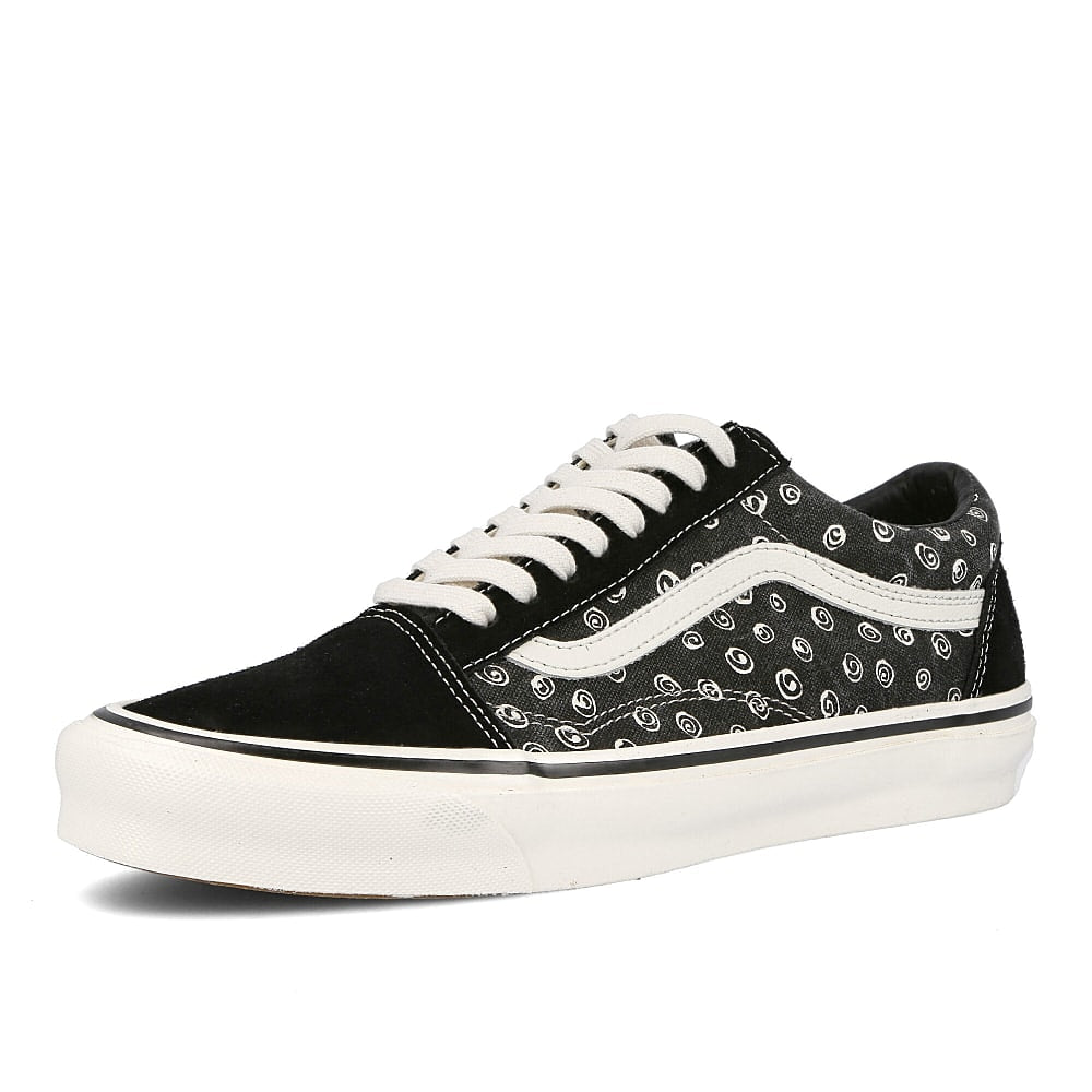 Vans old skool lx og Swirl-Black Sneakers Close Up | Overkill