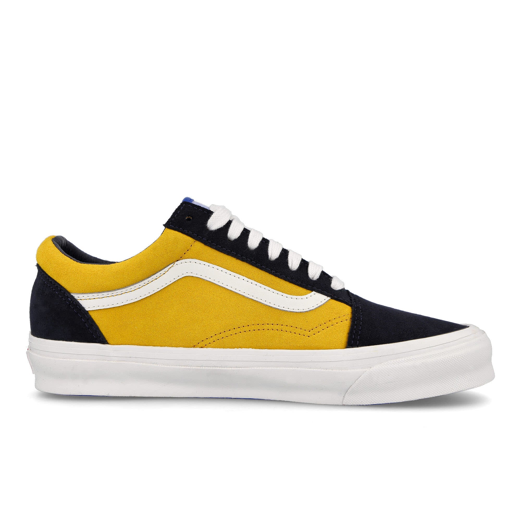 Vans OG Old Skool L Wall Navy-Red Low Top Sneakers Silhouette | Overkill
