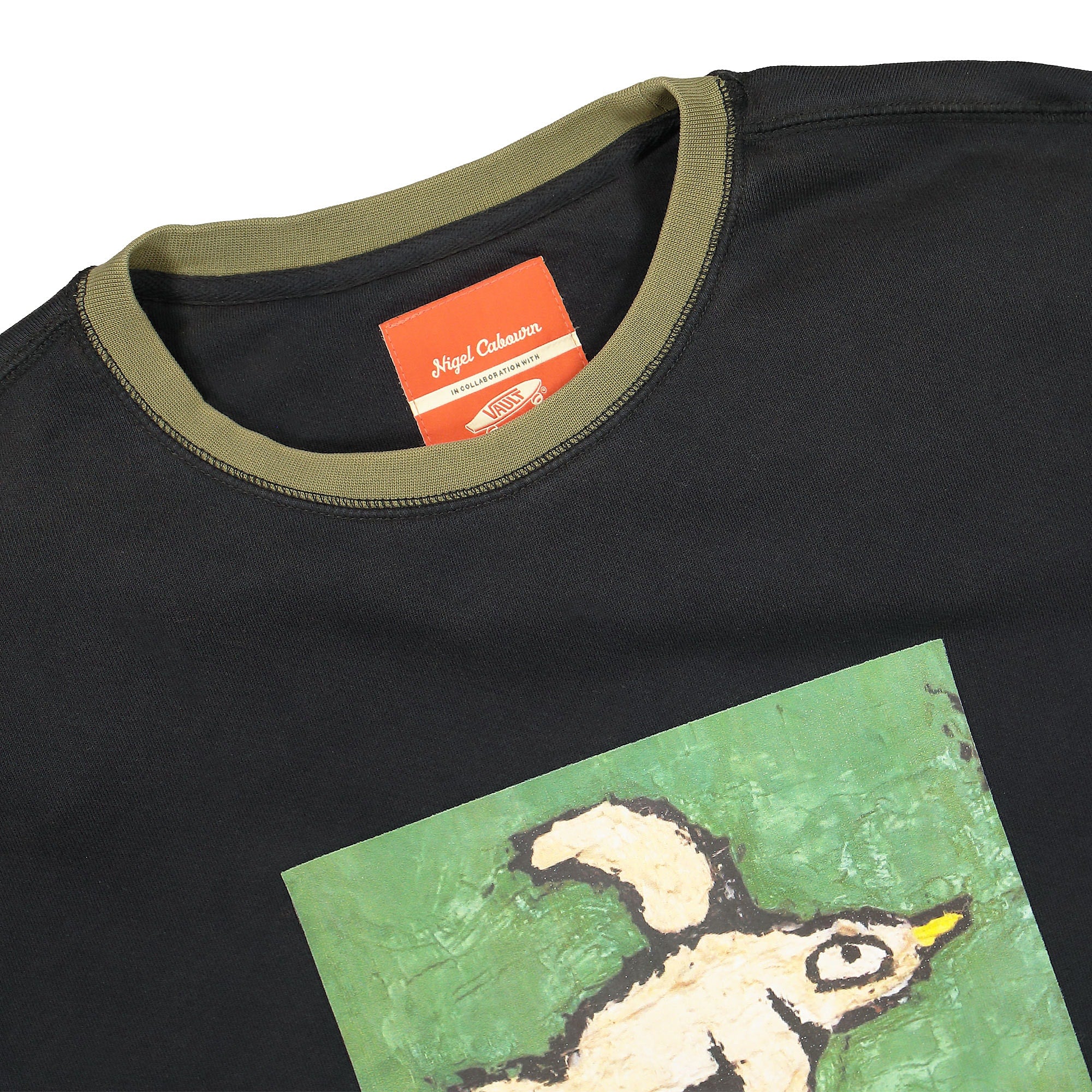 Vans Nigel Cabourn x Vans MN Vault Sweatshirt Anthracite Sweatshirts Close-up | Overkill